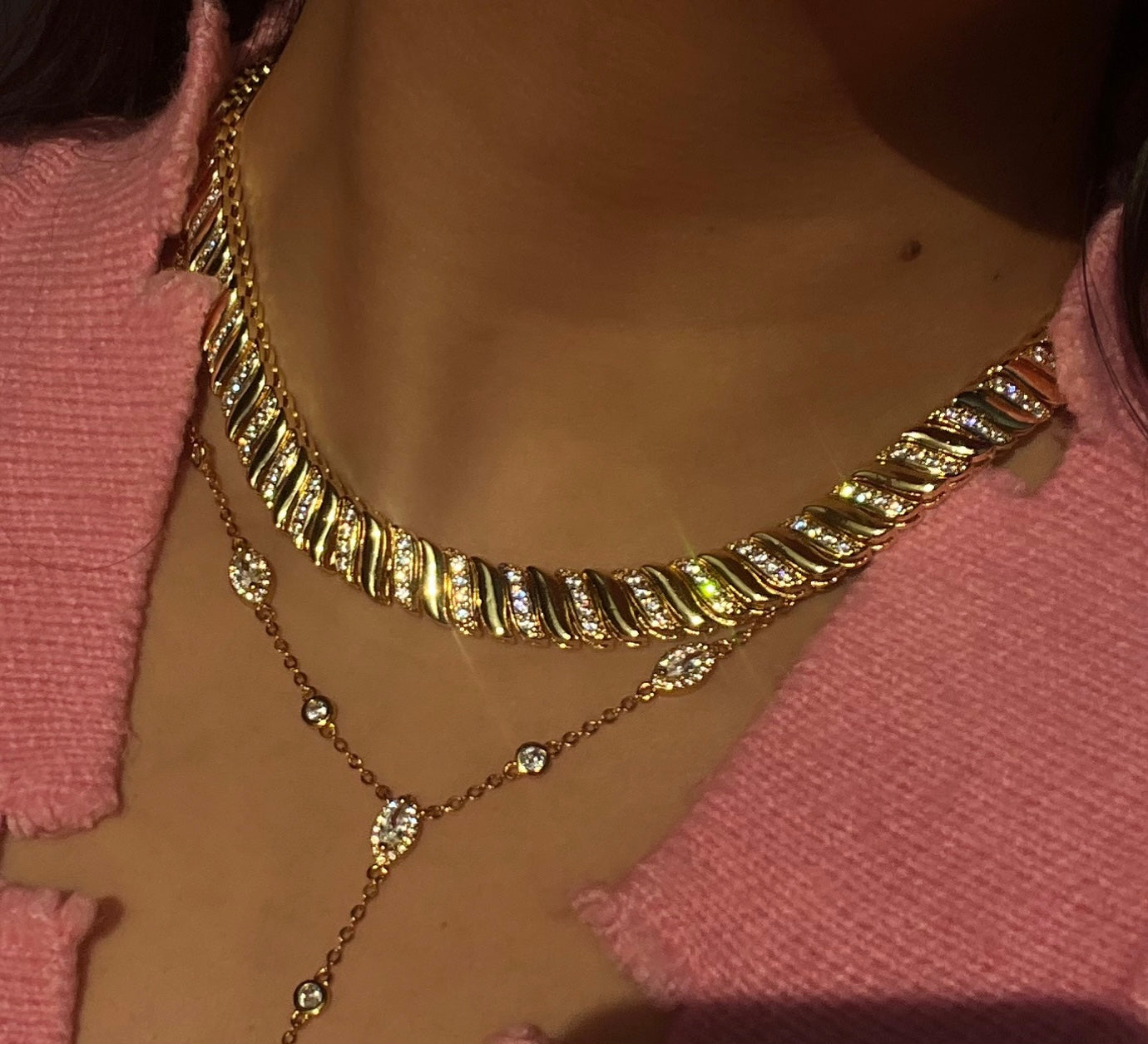 OASIS PAVÈ CHAIN NECKLACE