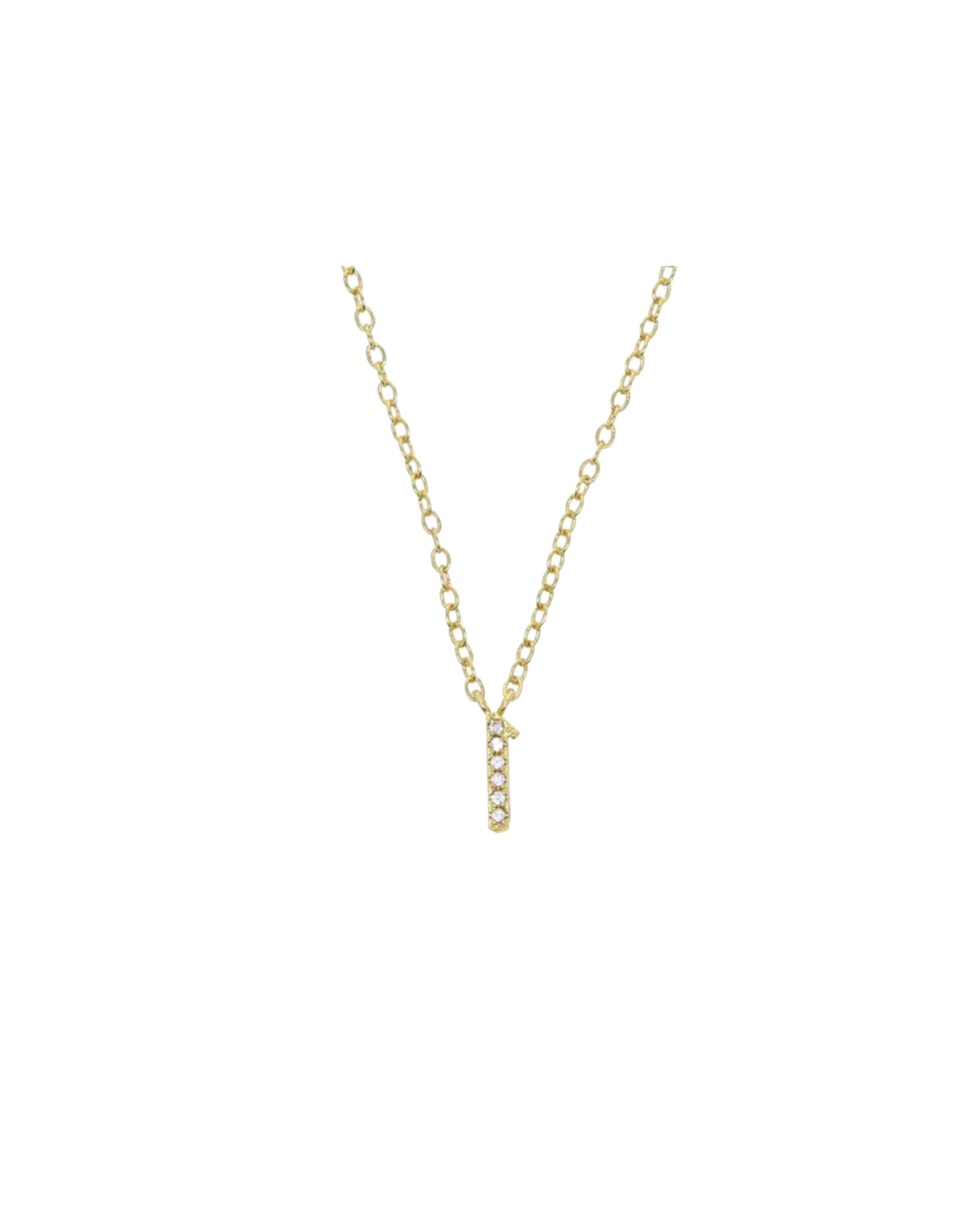 ARABIC INITIAL NECKLACE