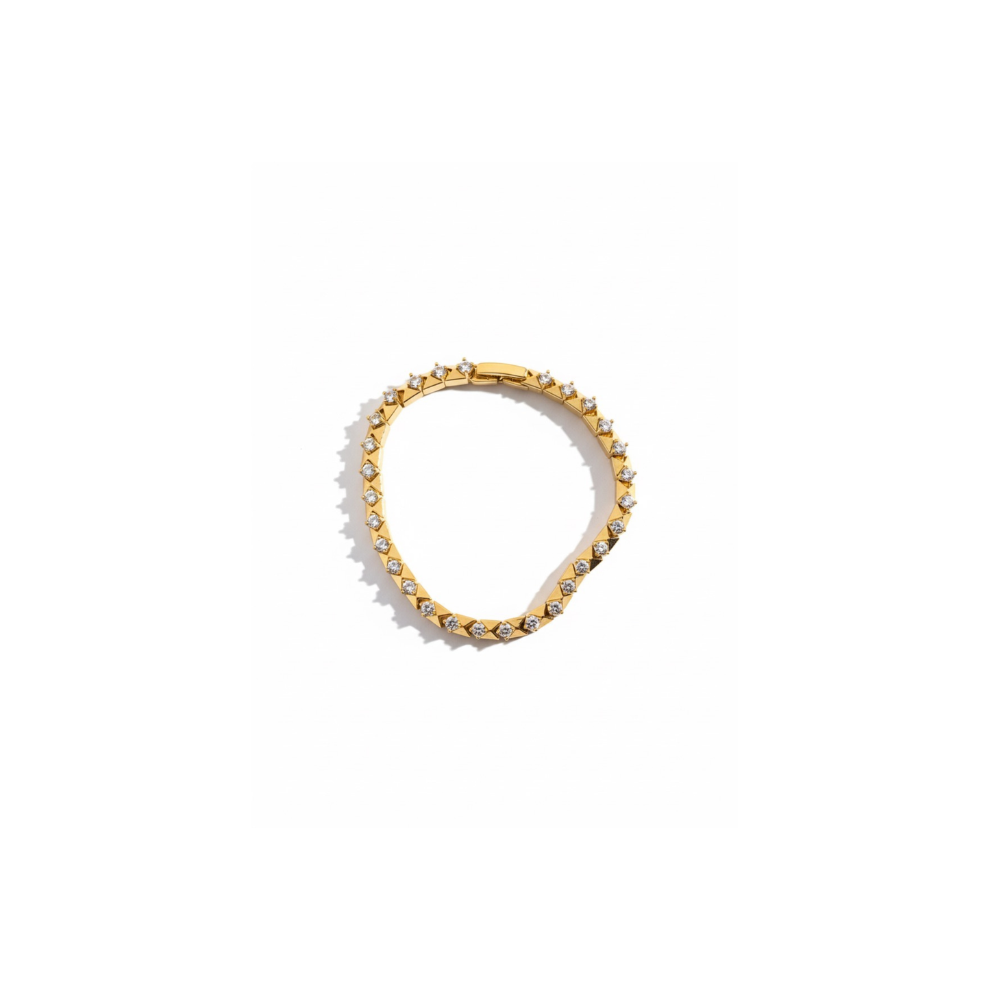 LUNA STUD TENNIS BRACELET