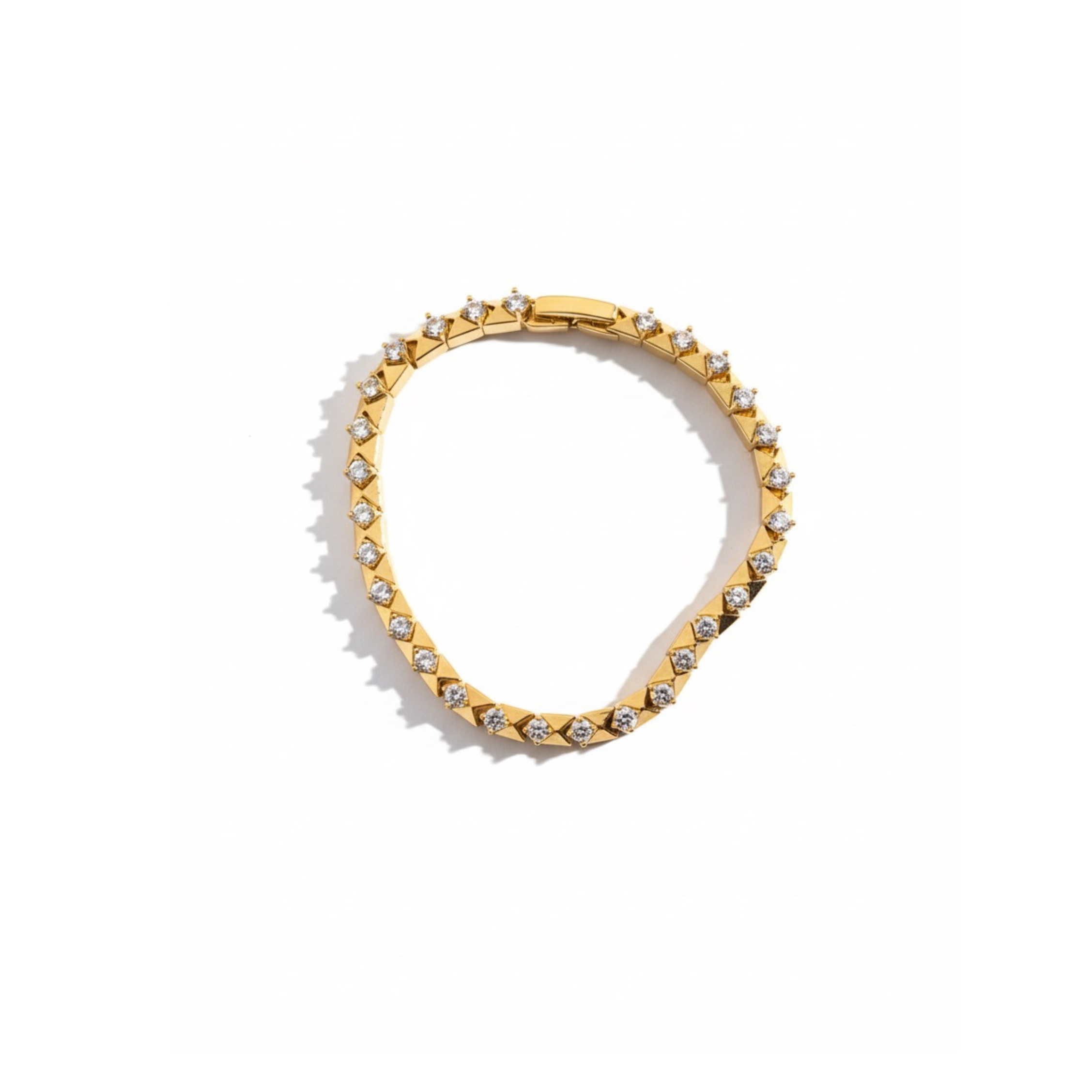 LUNA STUD TENNIS BRACELET