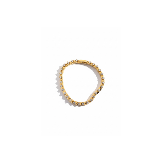 LUNA STUD TENNIS BRACELET