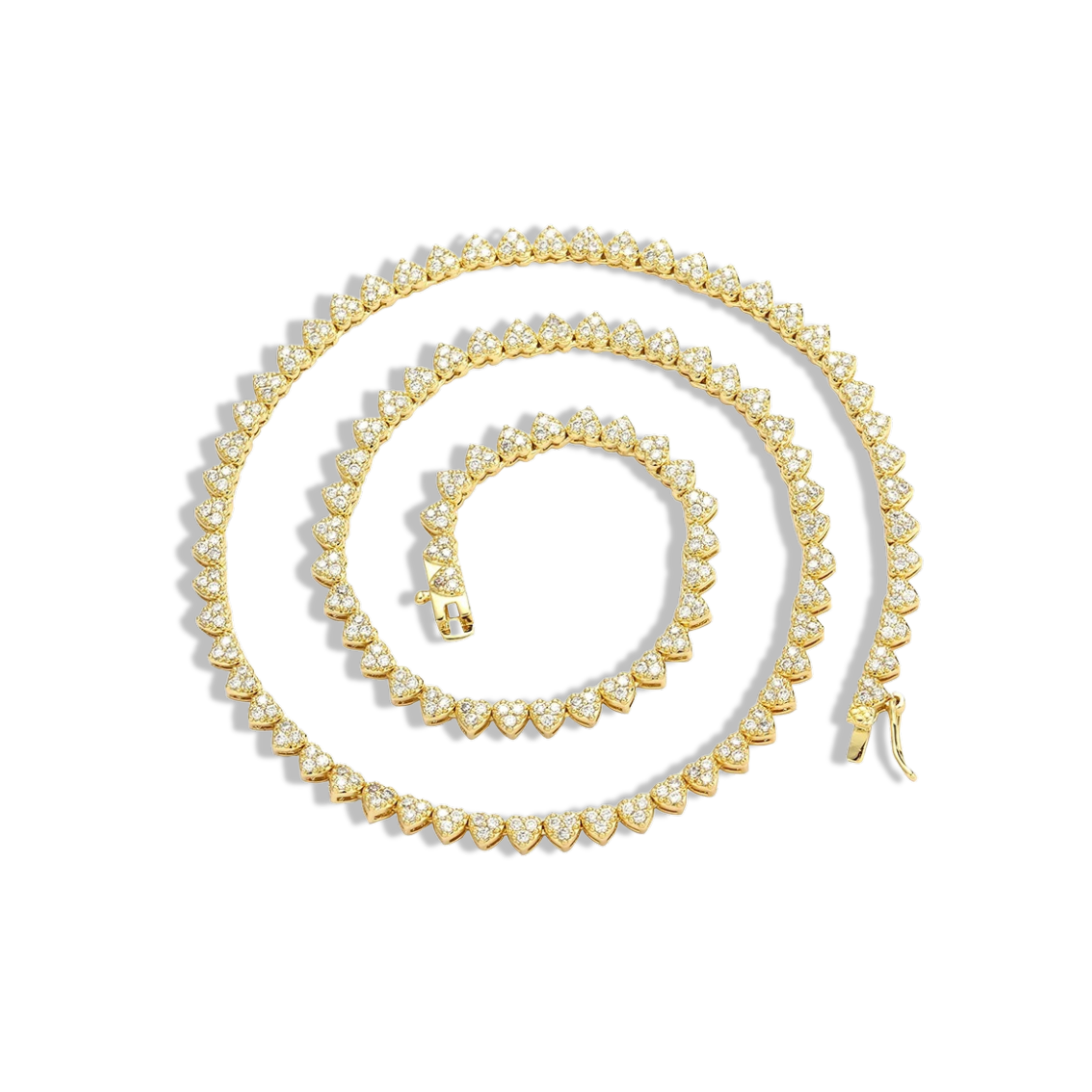 HEART TENNIS NECKLACE