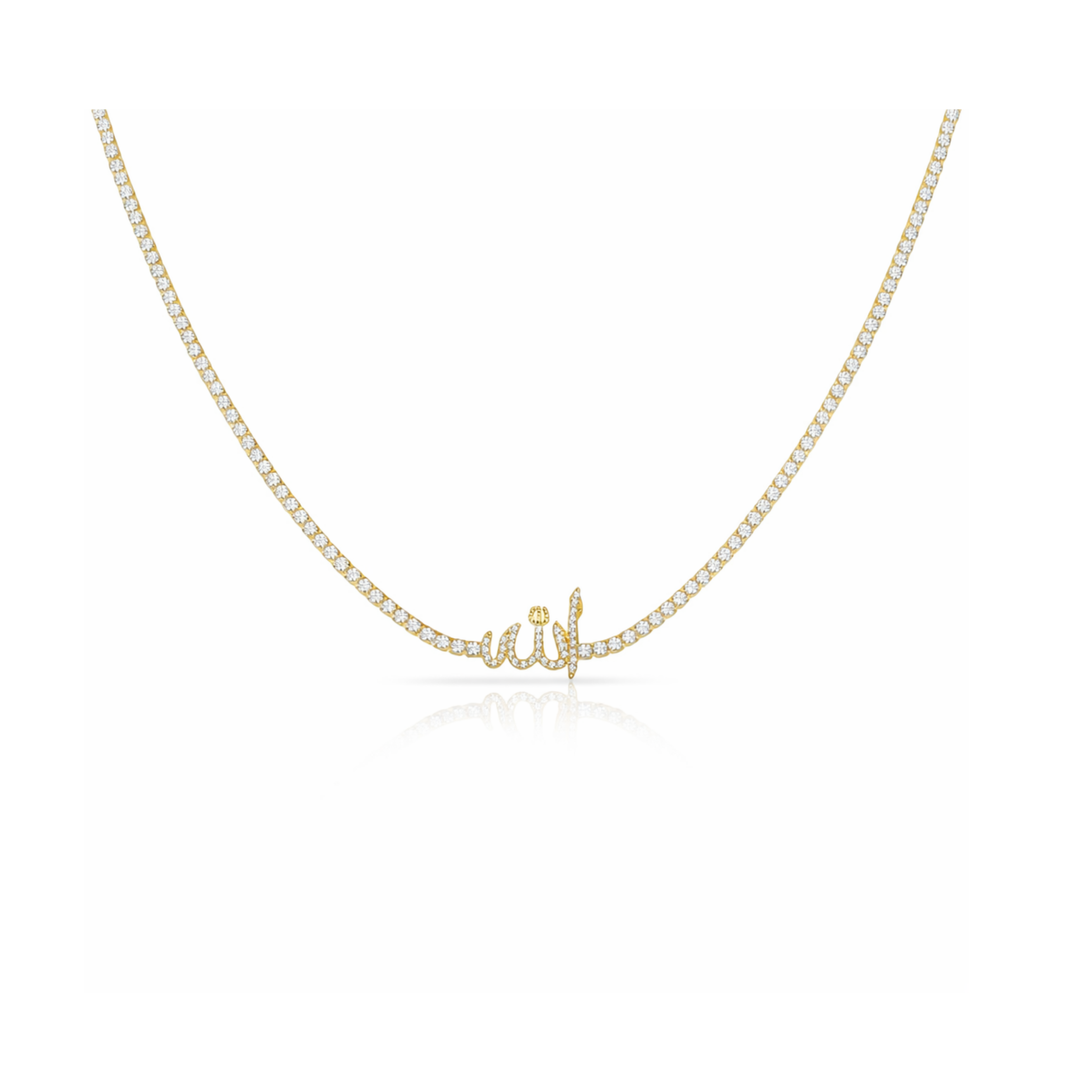 DIVINE SPARKLE ALLAH NECKLACE