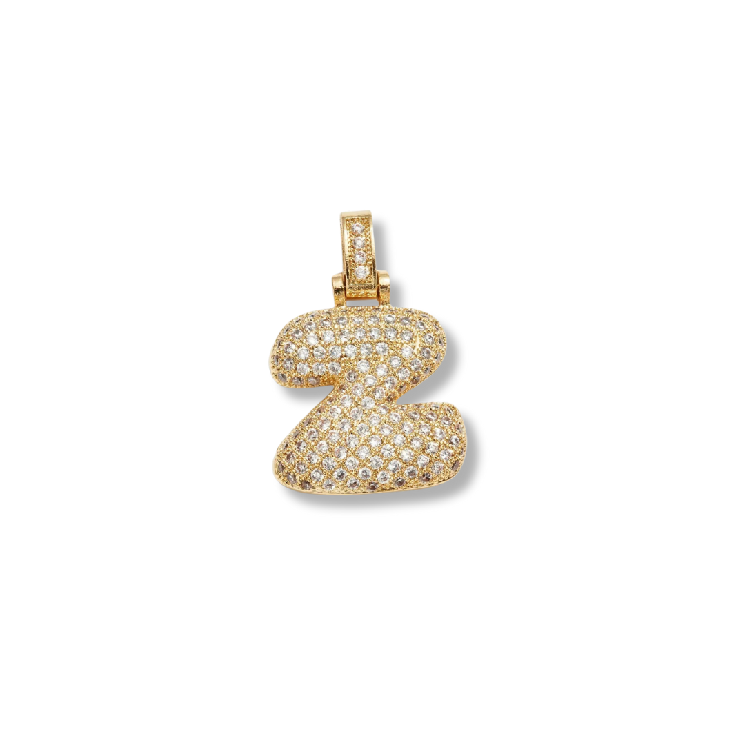 STANDARD BALLOON INITIAL NECKLACE GOLD