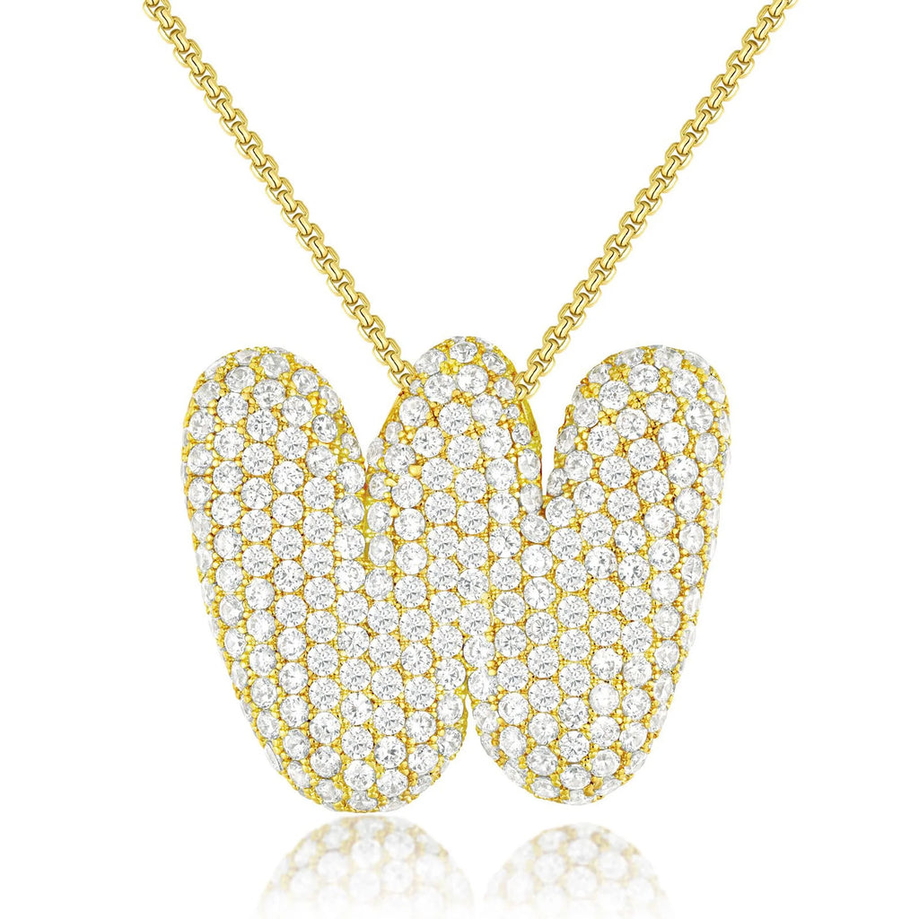 JUMBO BALLOON INITIAL NECKLACE