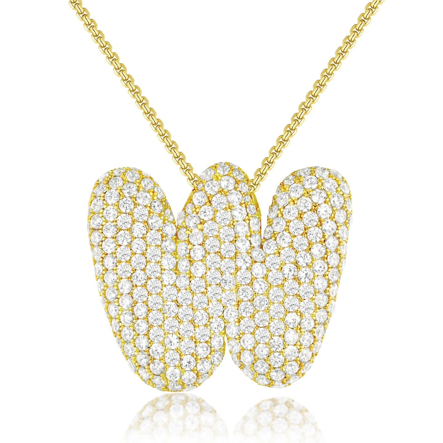 JUMBO BALLOON INITIAL NECKLACE
