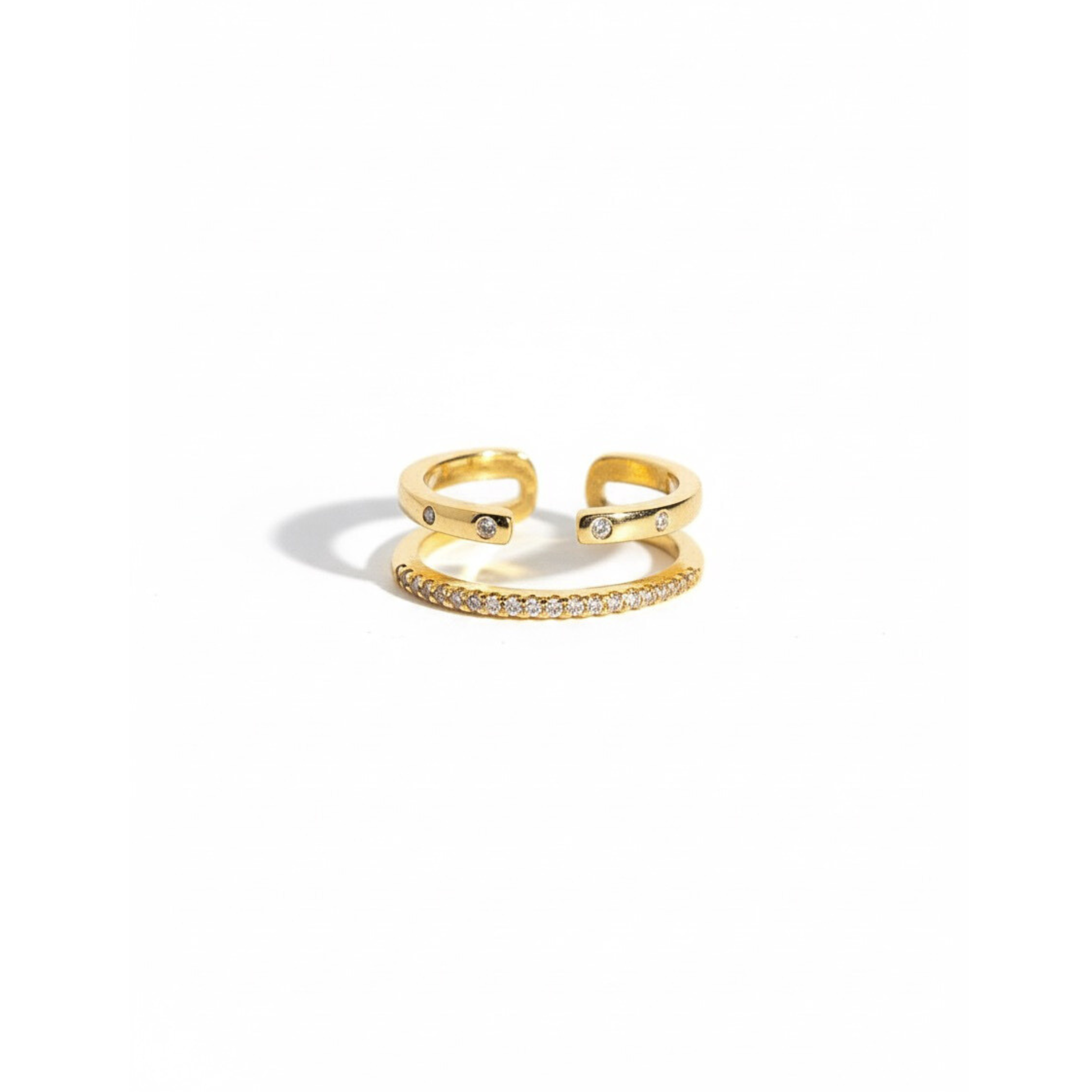 DUET CURVE RING