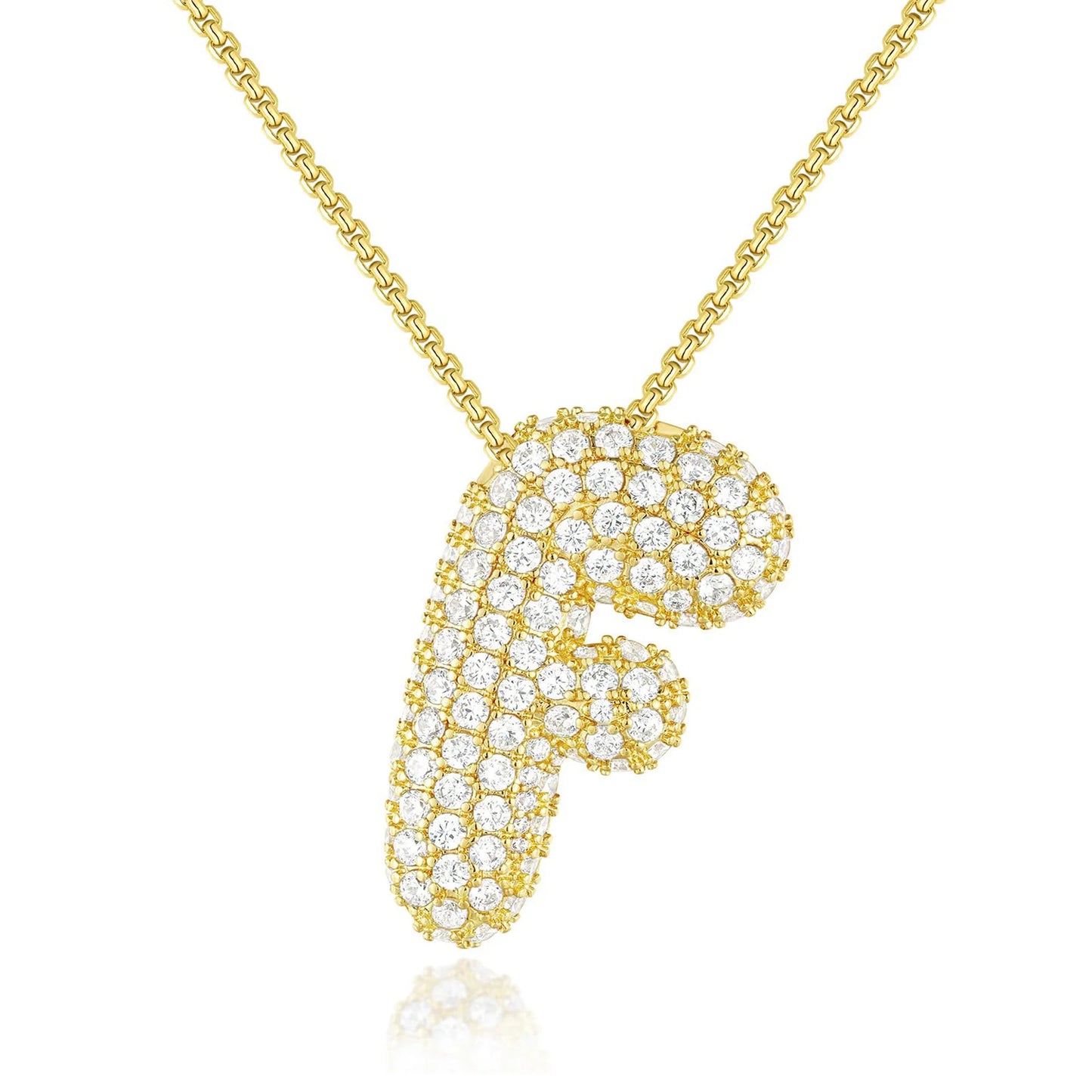JUMBO BALLOON INITIAL NECKLACE