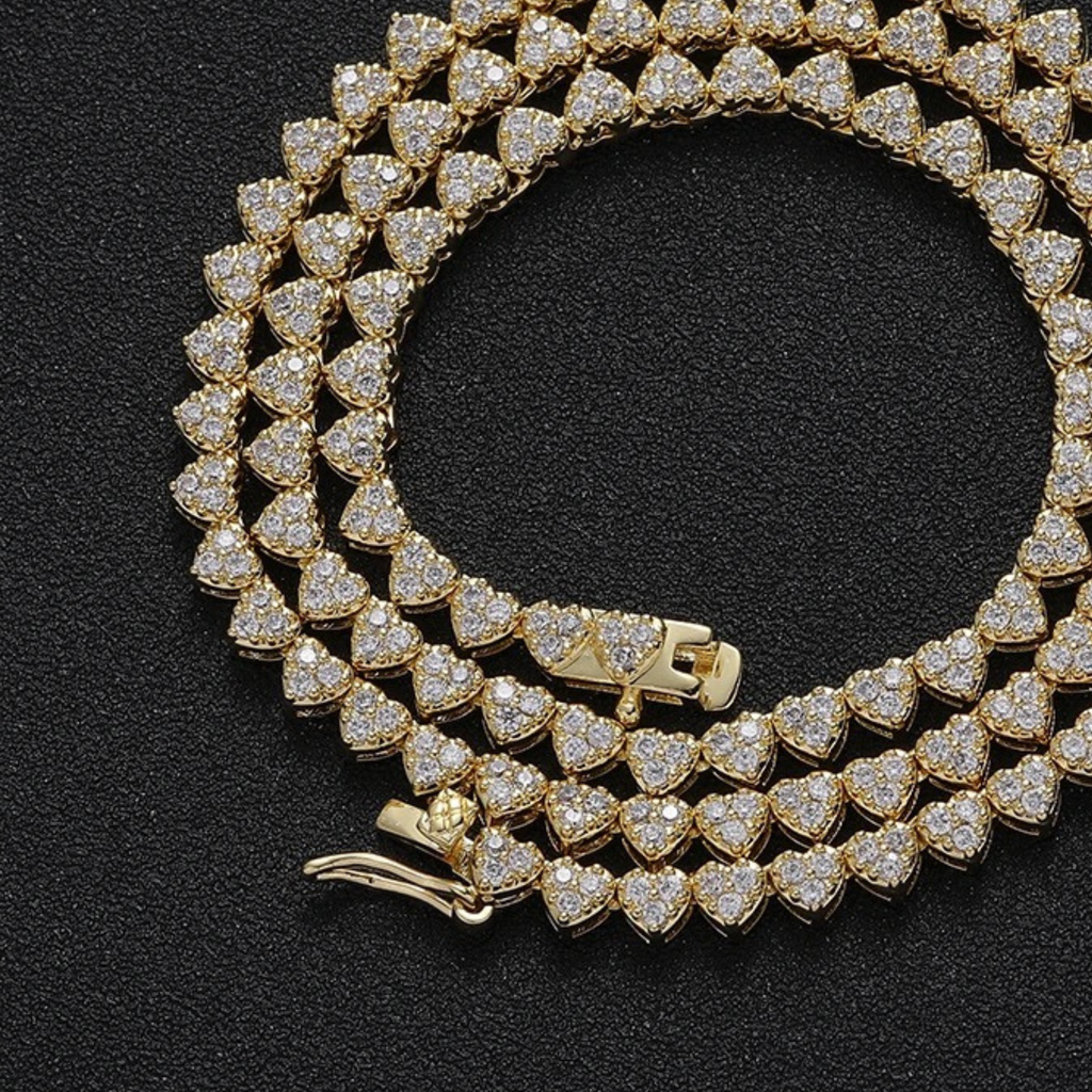 HEART TENNIS NECKLACE