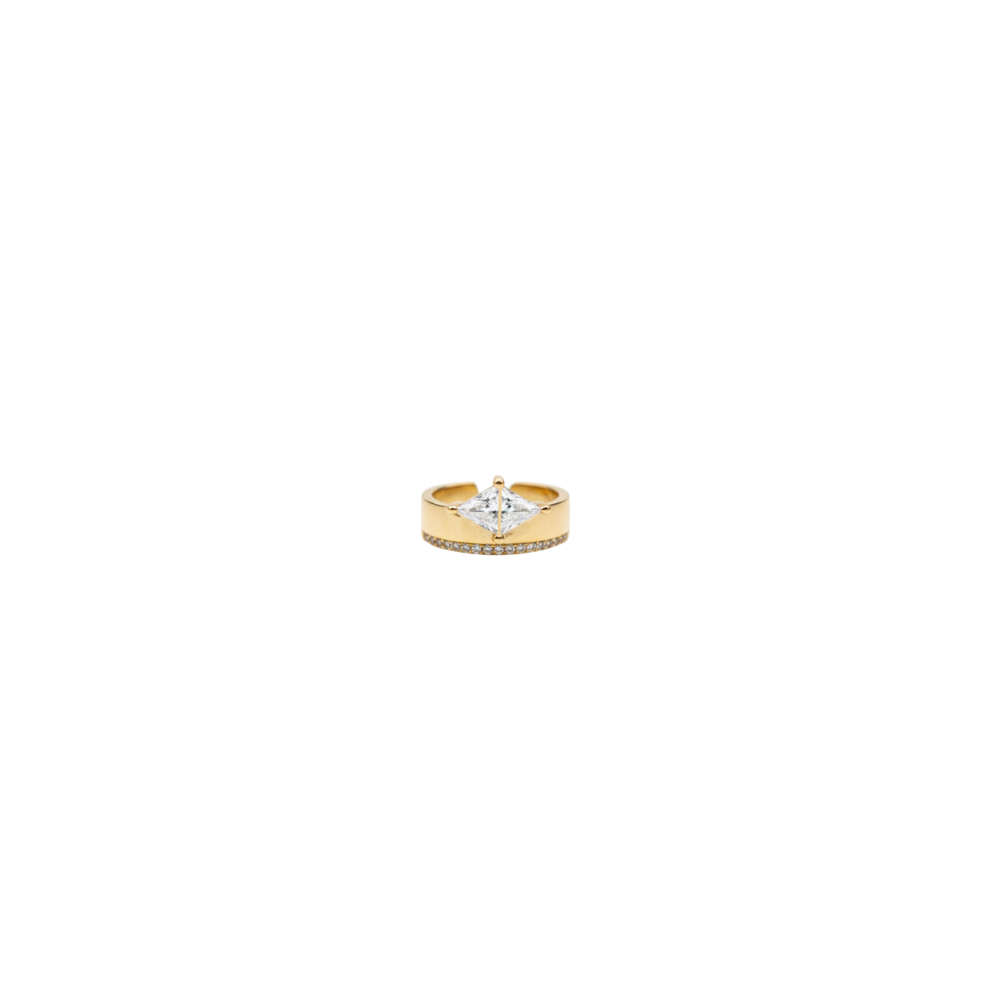 GOLDEN PRISM PINKY RING