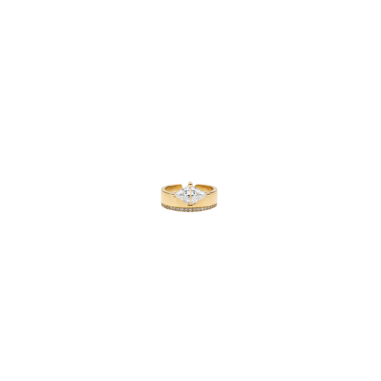 GOLDEN PRISM PINKY RING