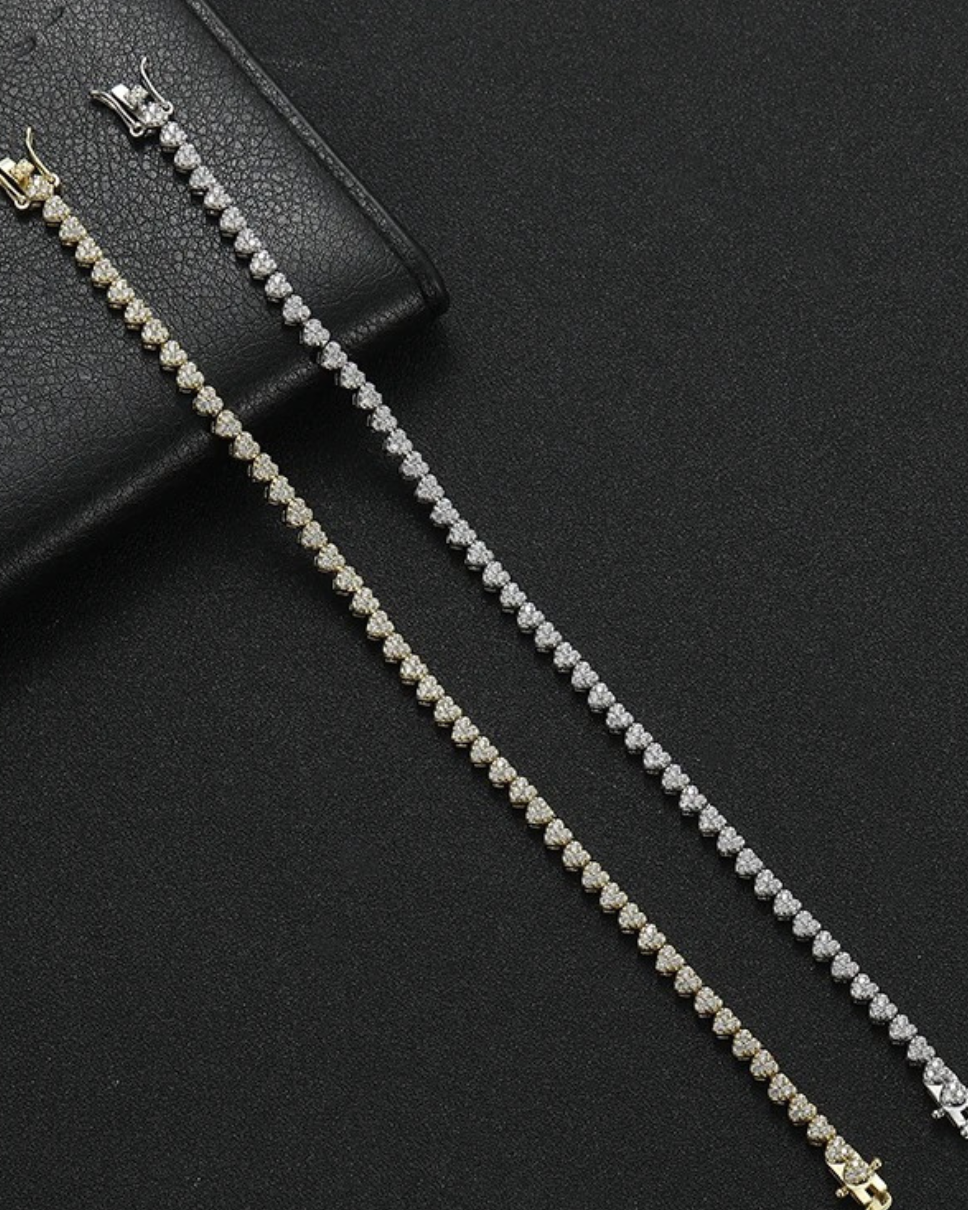 HEART TENNIS BRACELET