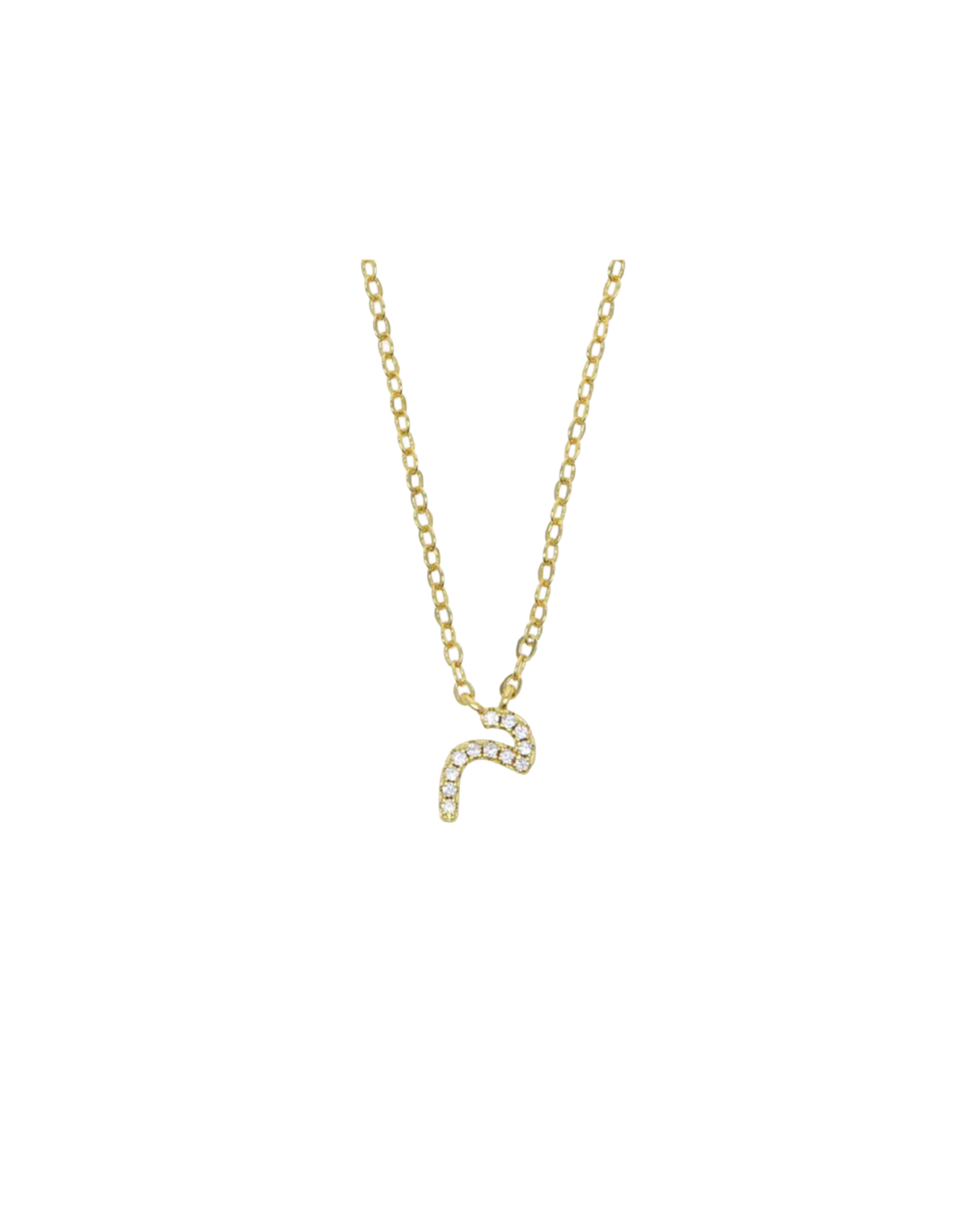 ARABIC INITIAL NECKLACE