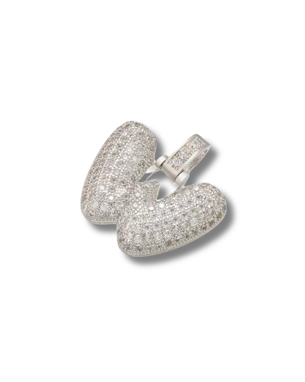 STANDARD BALLOON INITIAL NECKLACE SILVER