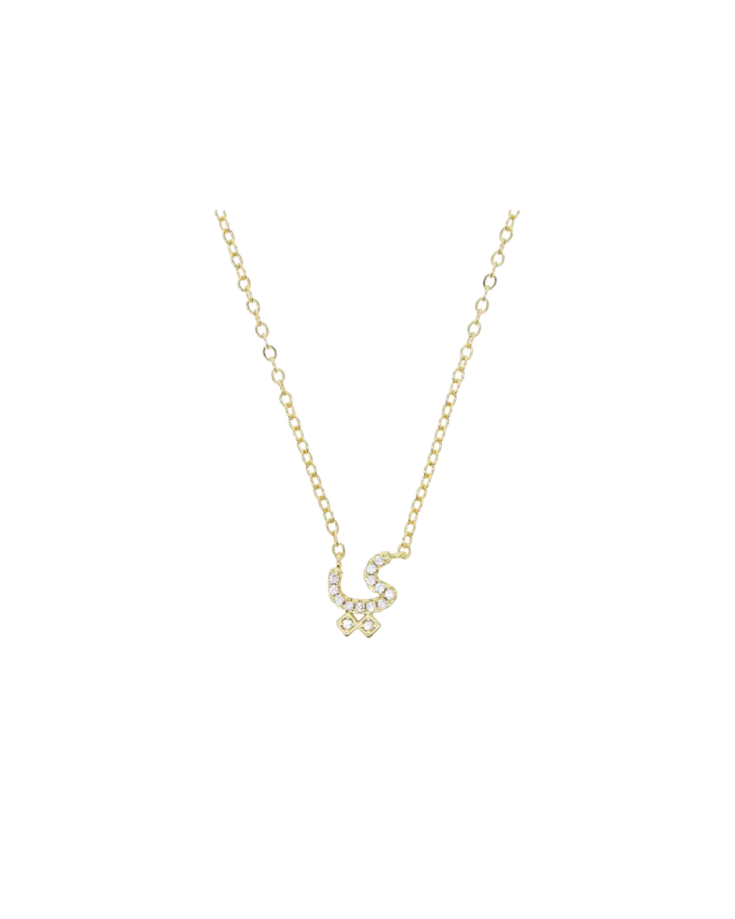 ARABIC INITIAL NECKLACE