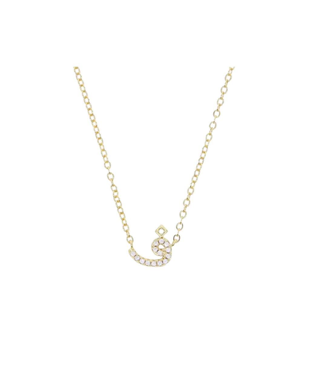 ARABIC INITIAL NECKLACE