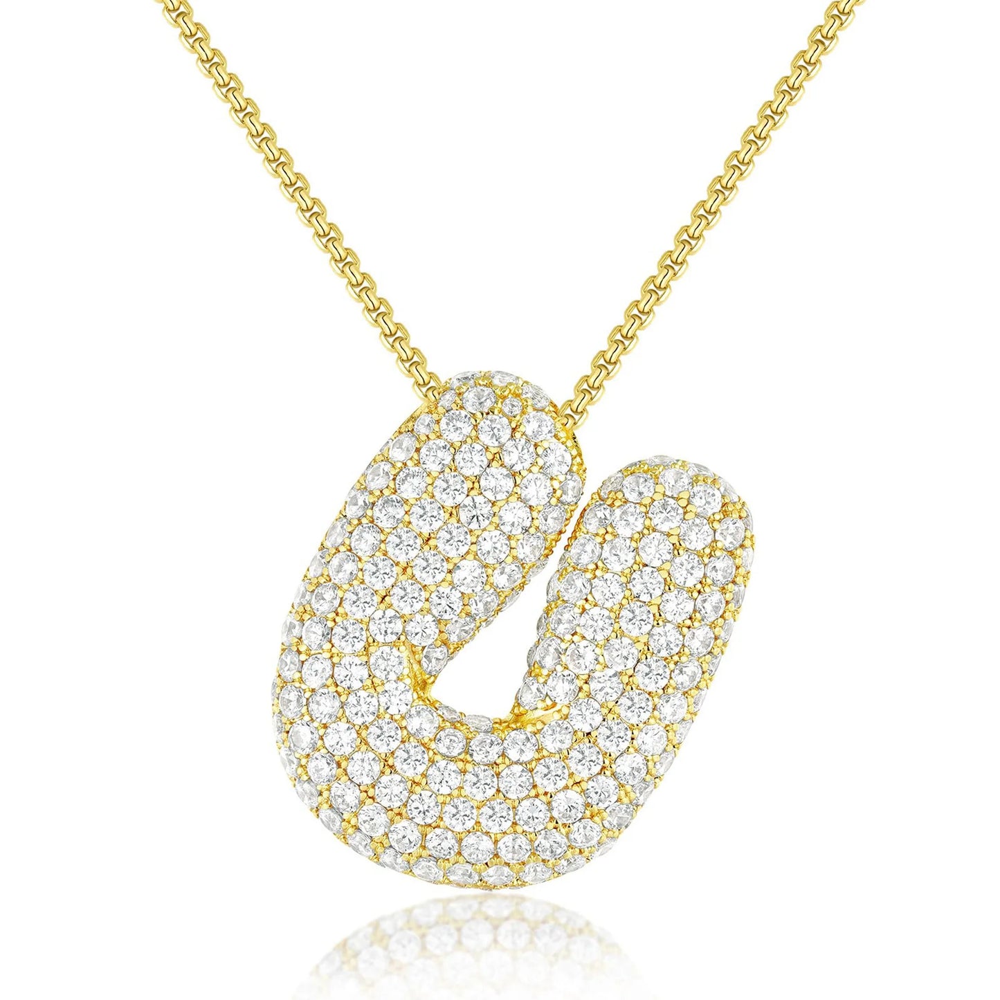JUMBO BALLOON INITIAL NECKLACE