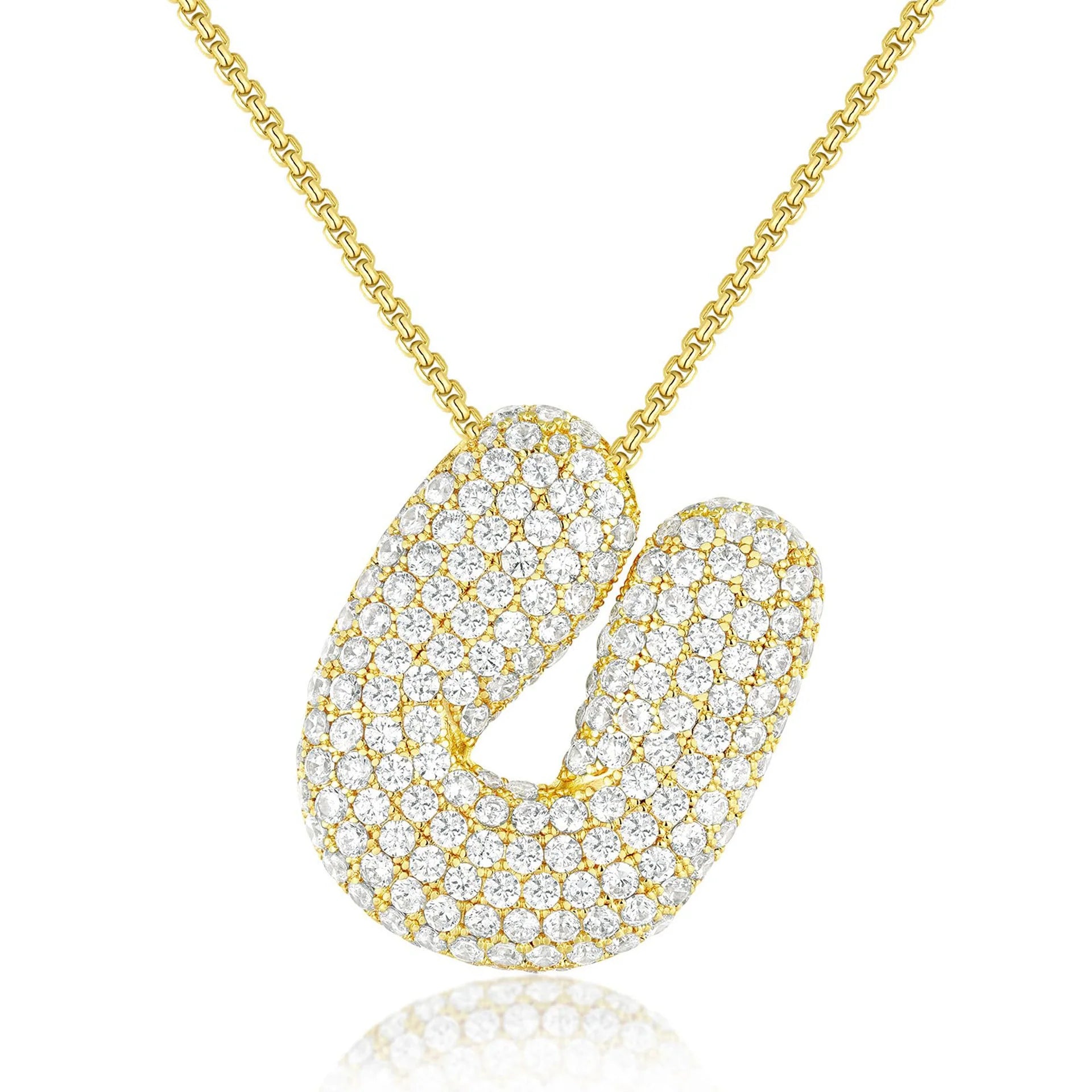 JUMBO BALLOON INITIAL NECKLACE