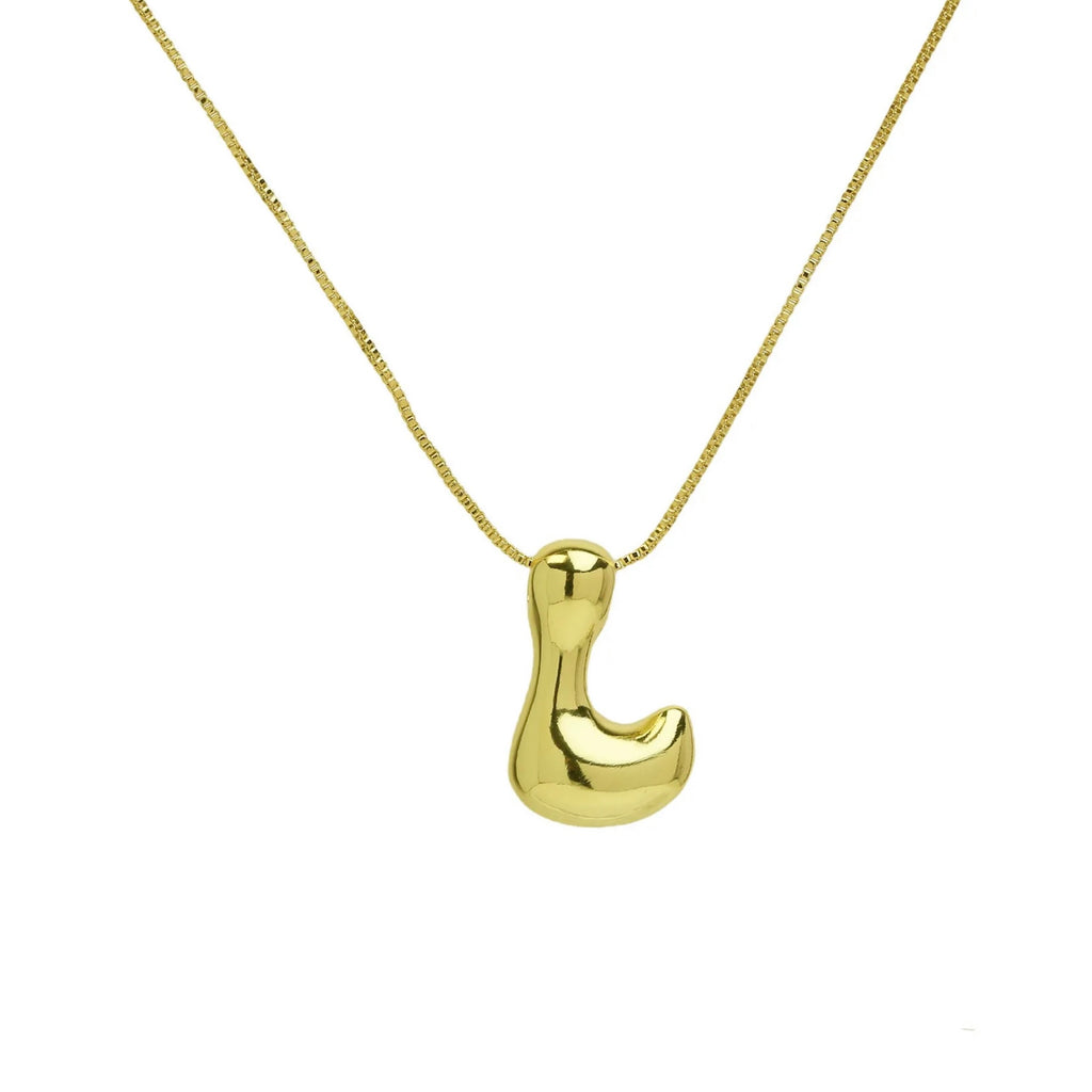MEDIUM TIMELESS INITIAL NECKLACE
