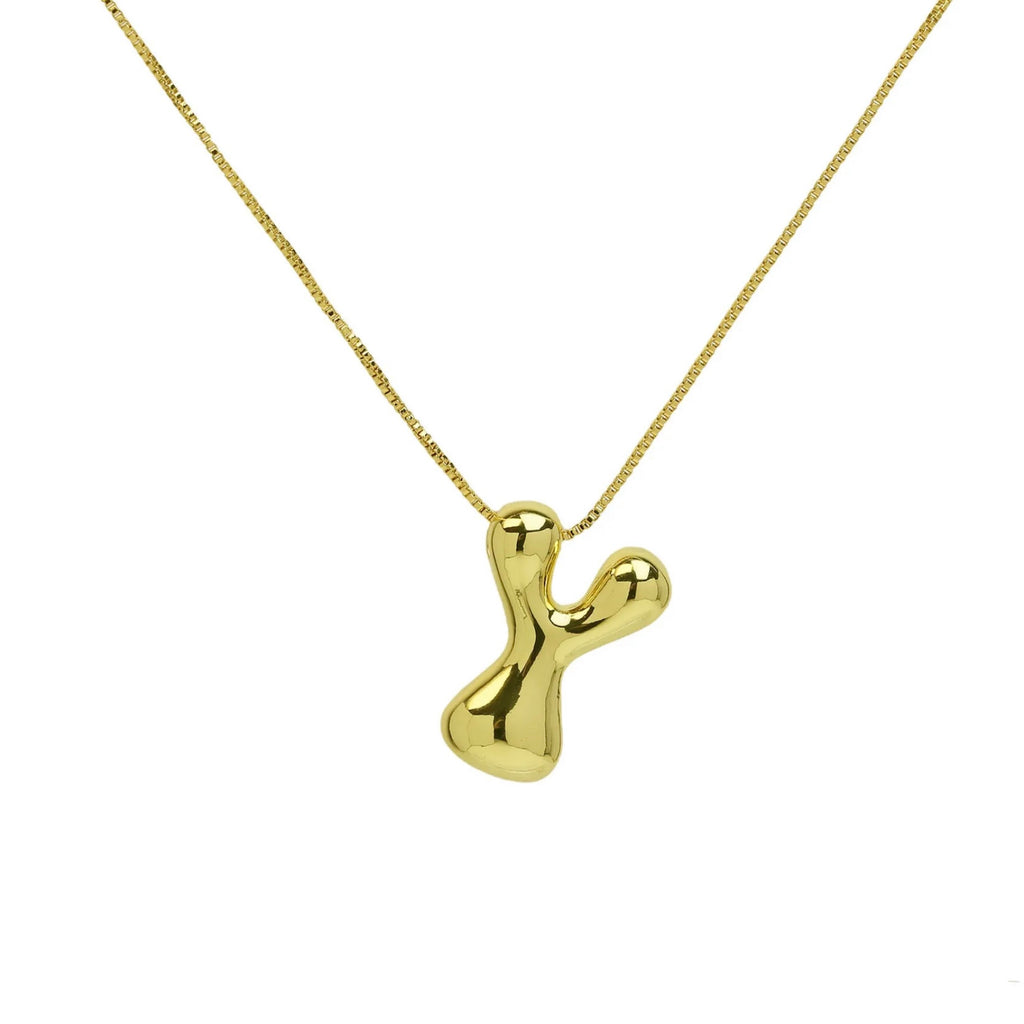 MEDIUM TIMELESS INITIAL NECKLACE