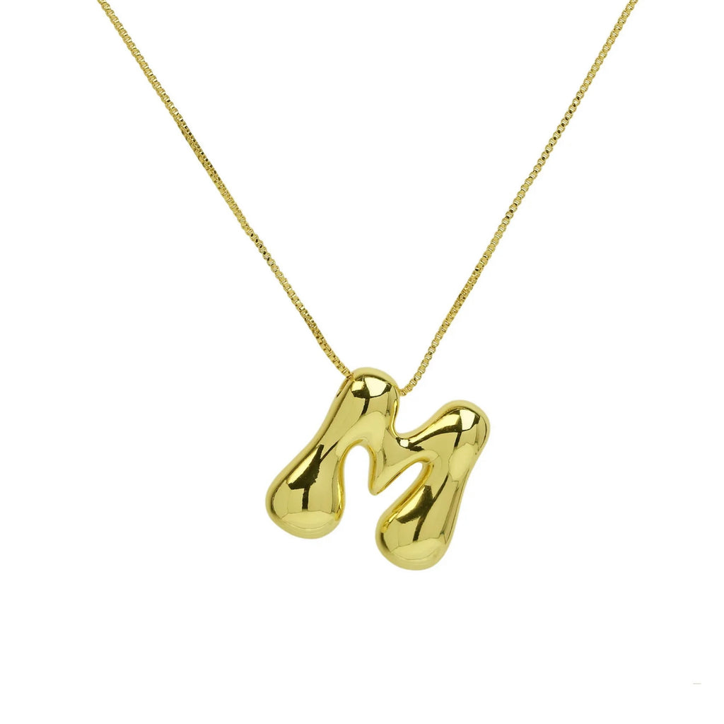 MEDIUM TIMELESS INITIAL NECKLACE