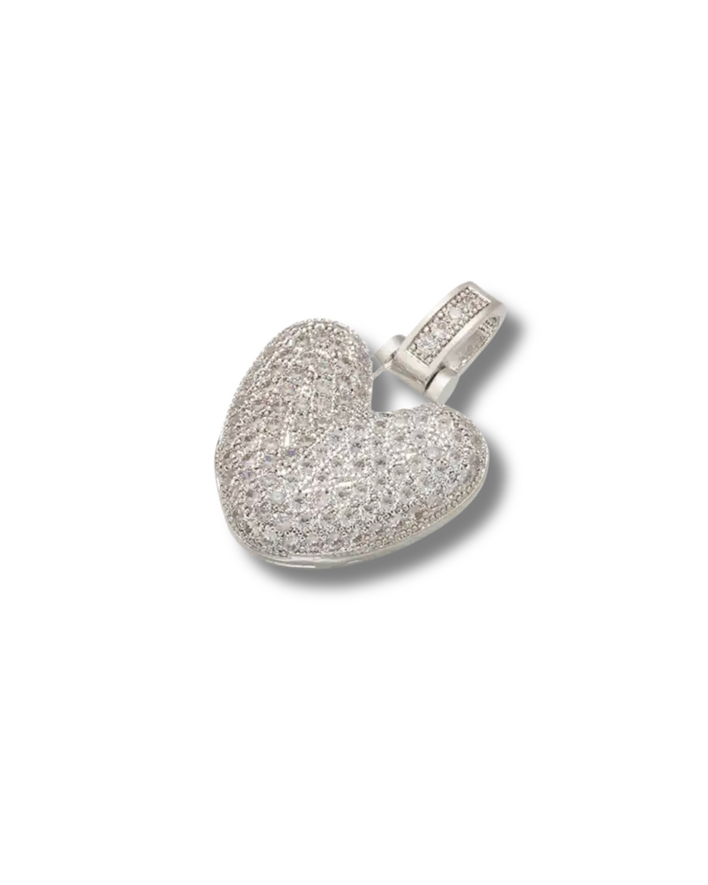 STANDARD BALLOON INITIAL NECKLACE SILVER