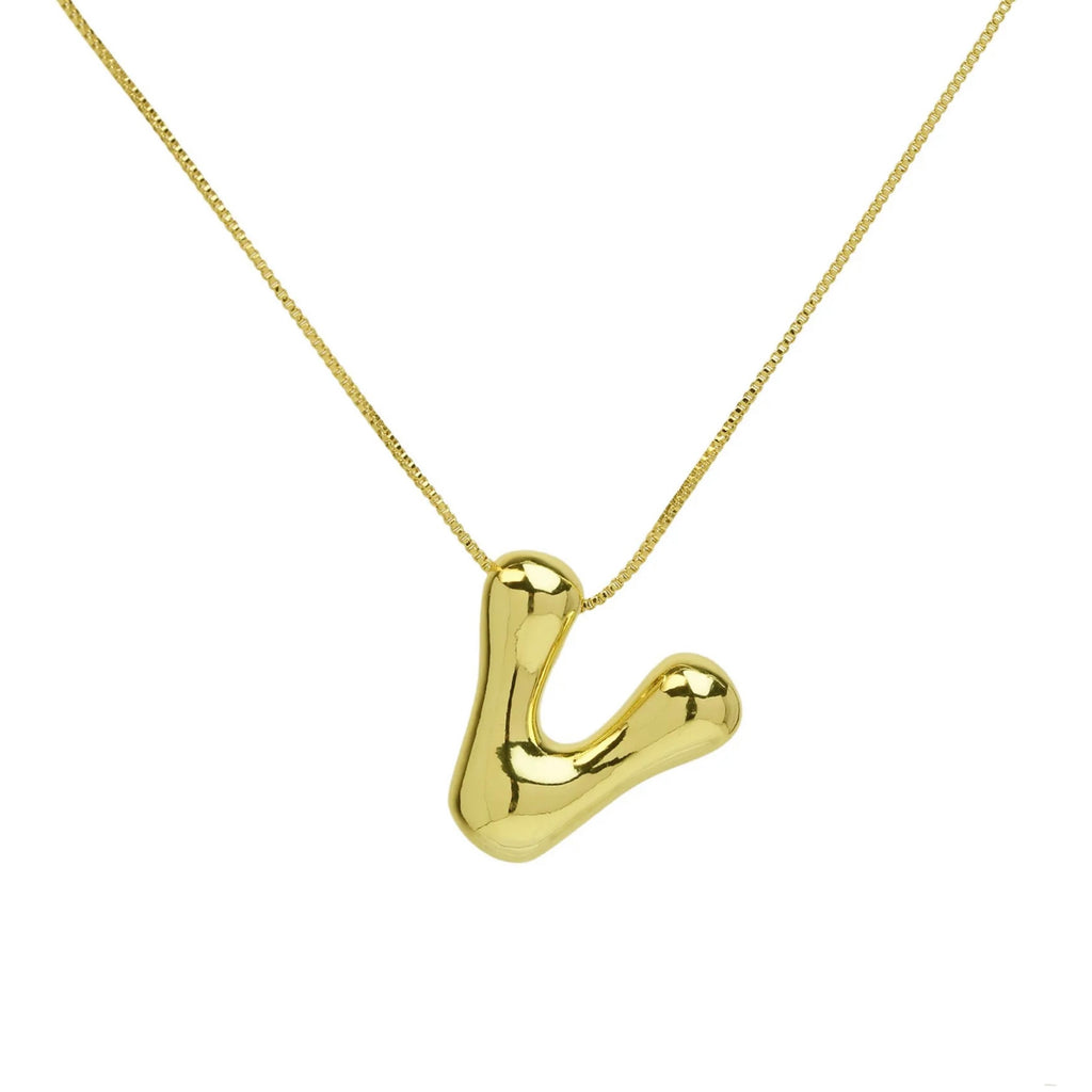 MEDIUM TIMELESS INITIAL NECKLACE