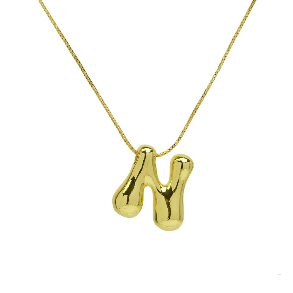 MEDIUM TIMELESS INITIAL NECKLACE