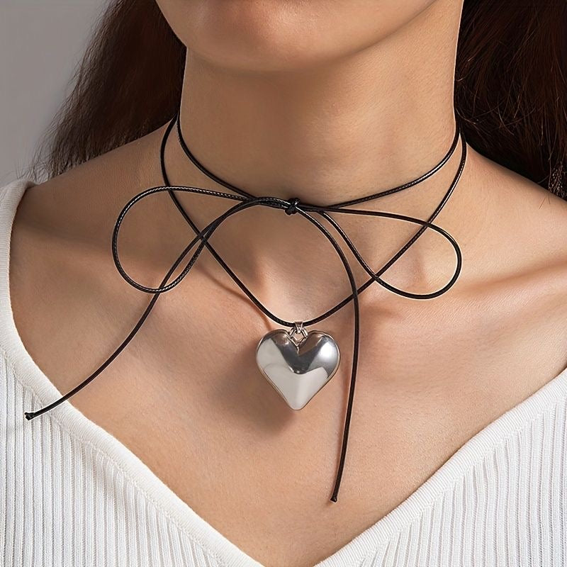 PUFFY HEART NECKLACE