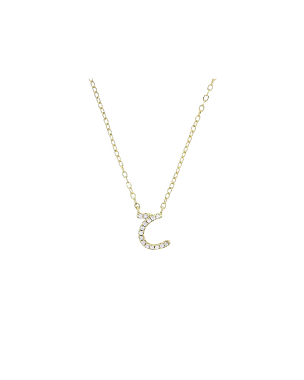 ARABIC INITIAL NECKLACE