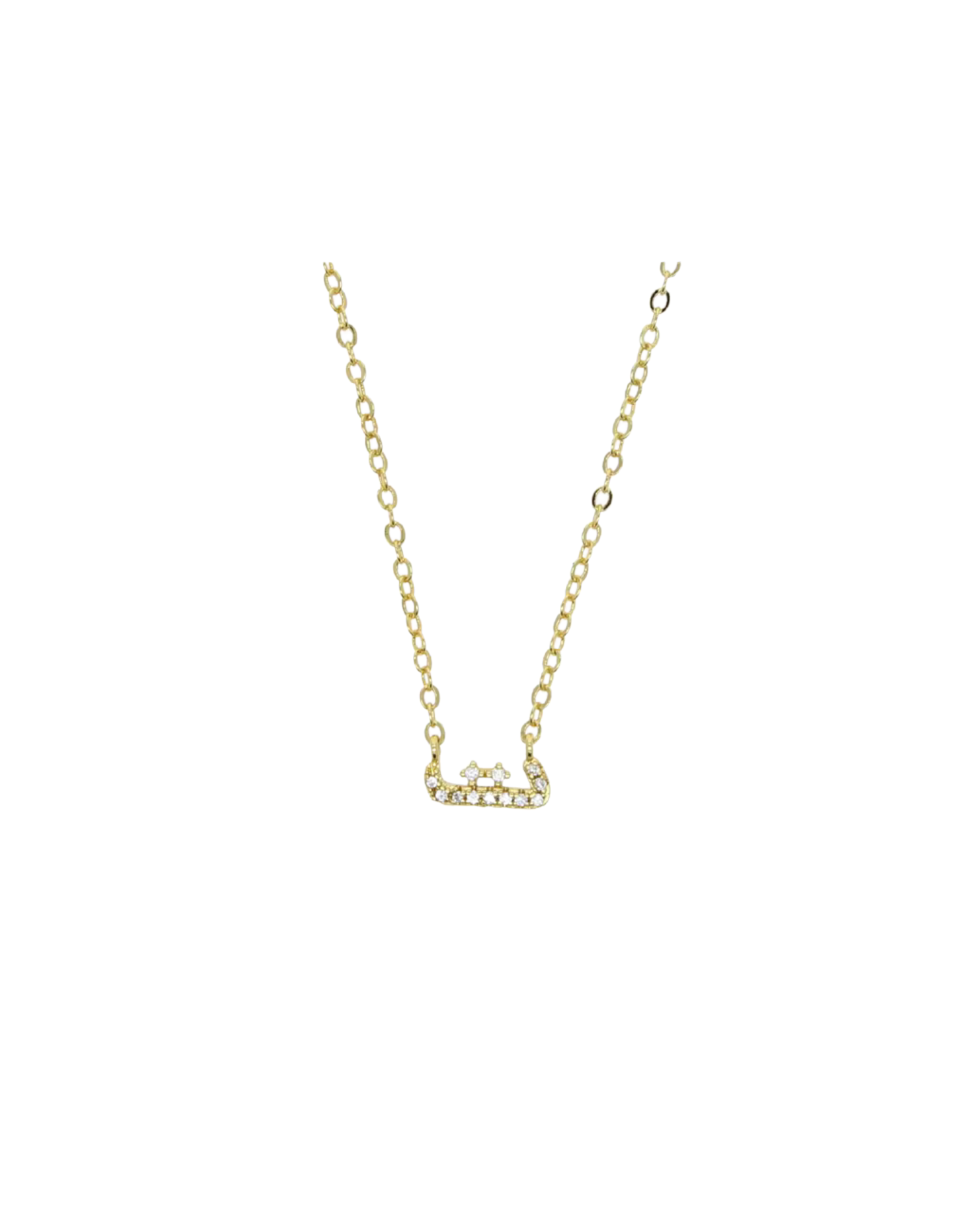 ARABIC INITIAL NECKLACE