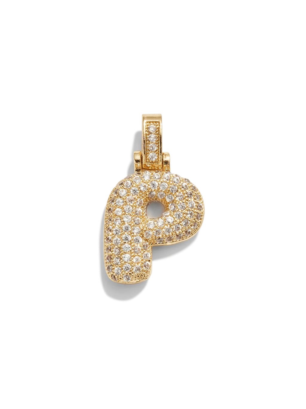 STANDARD BALLOON INITIAL NECKLACE GOLD