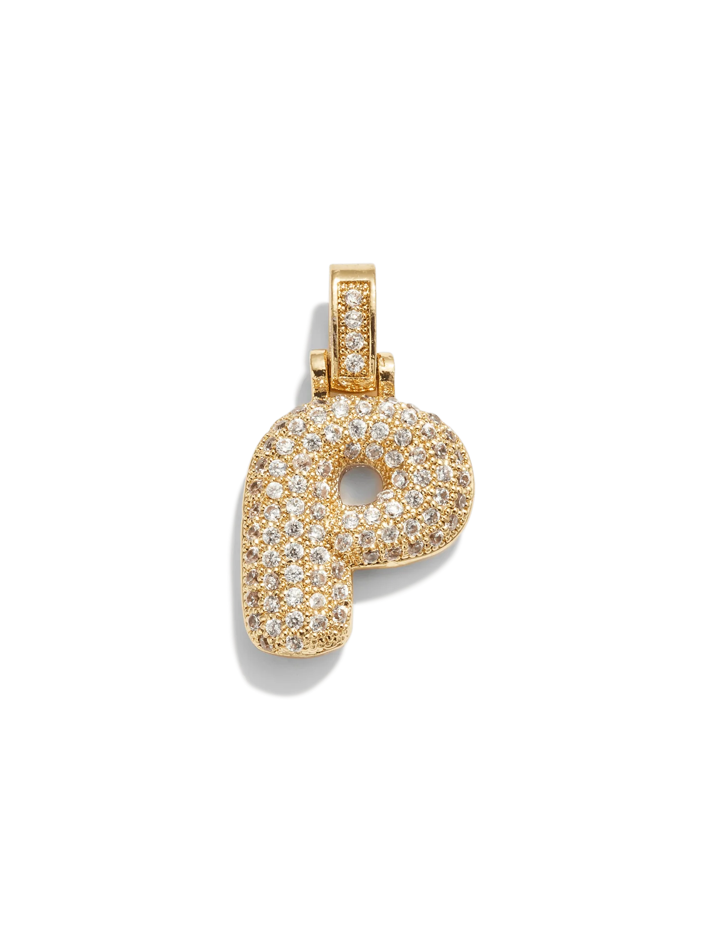 STANDARD BALLOON INITIAL NECKLACE GOLD