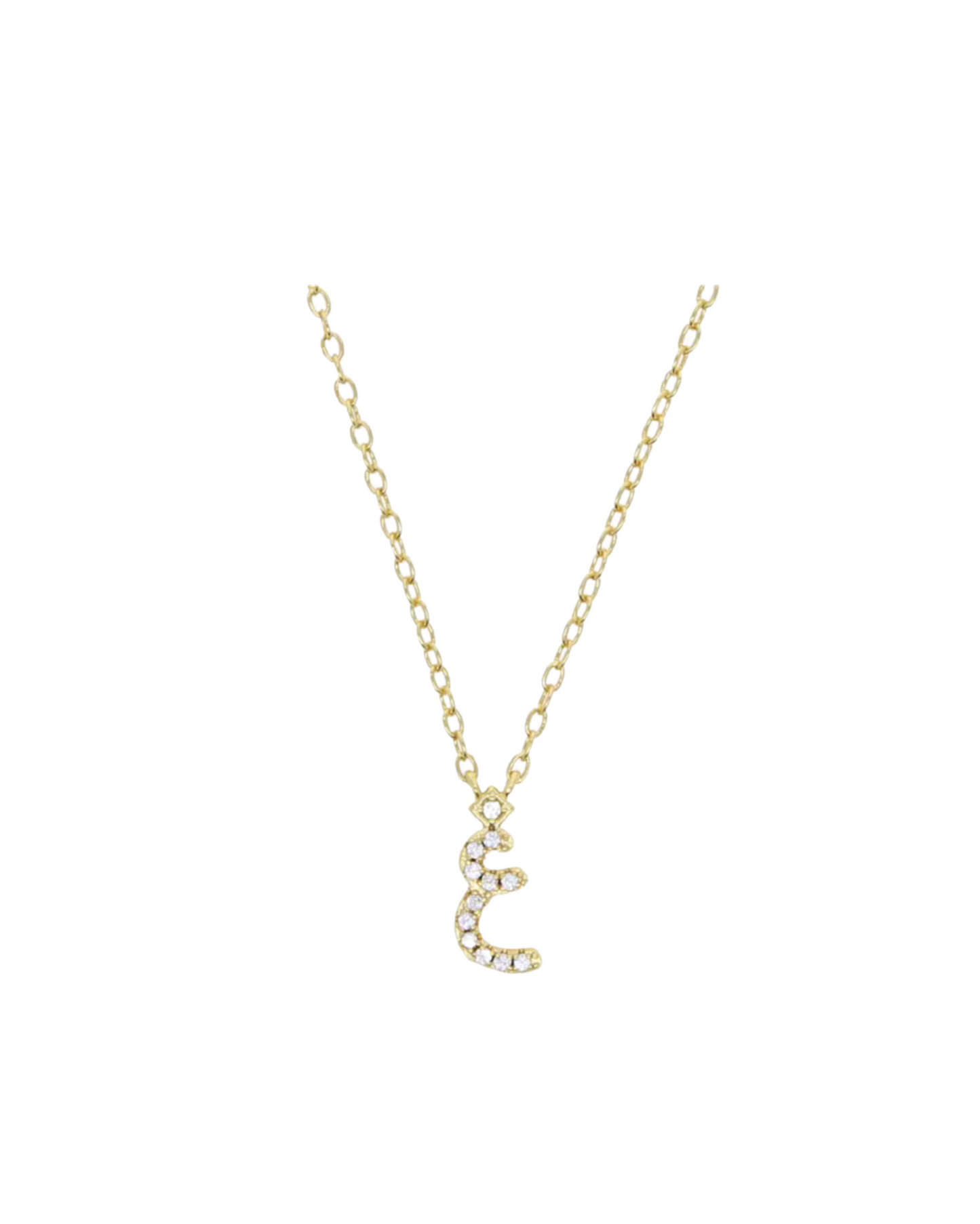ARABIC INITIAL NECKLACE