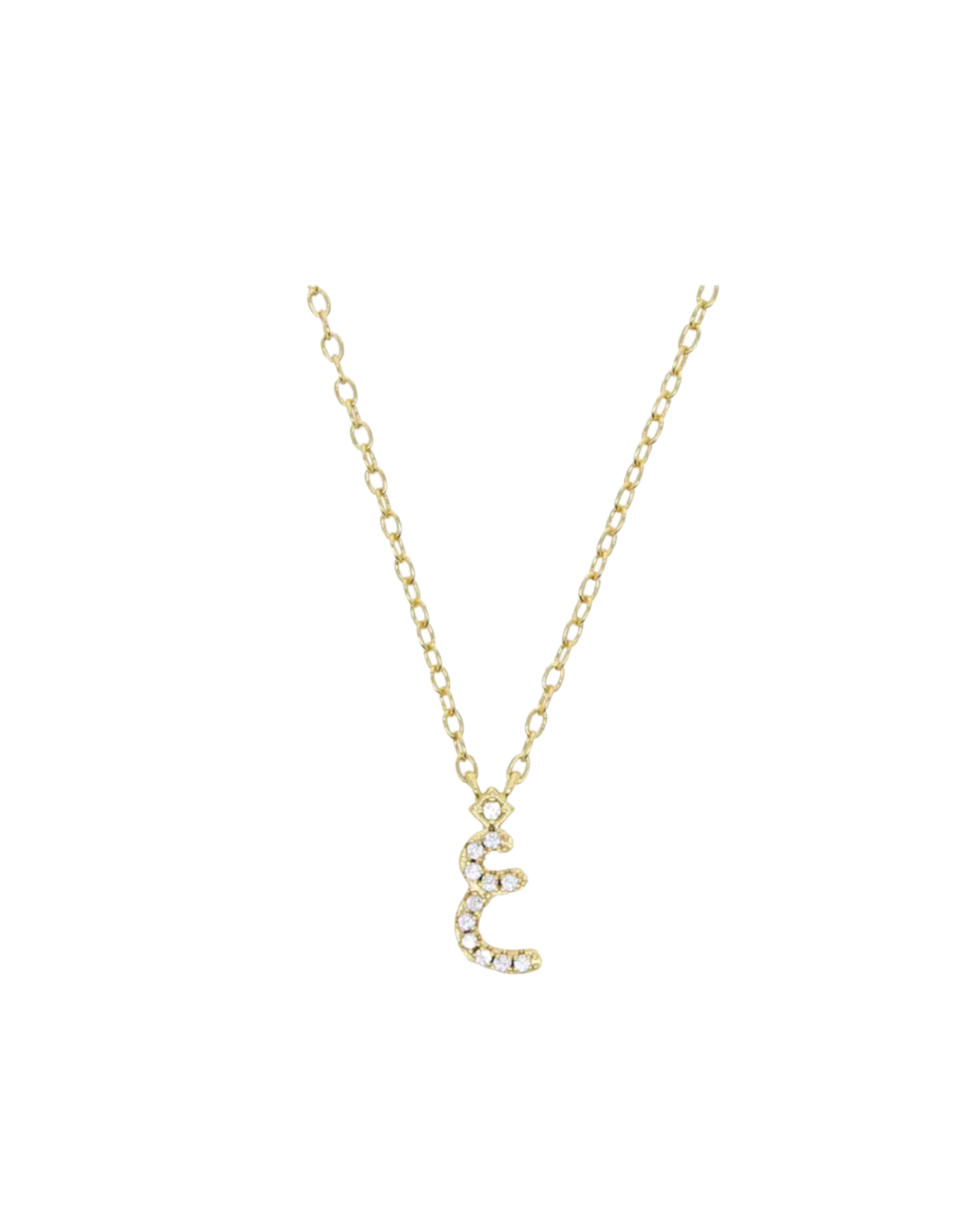ARABIC INITIAL NECKLACE