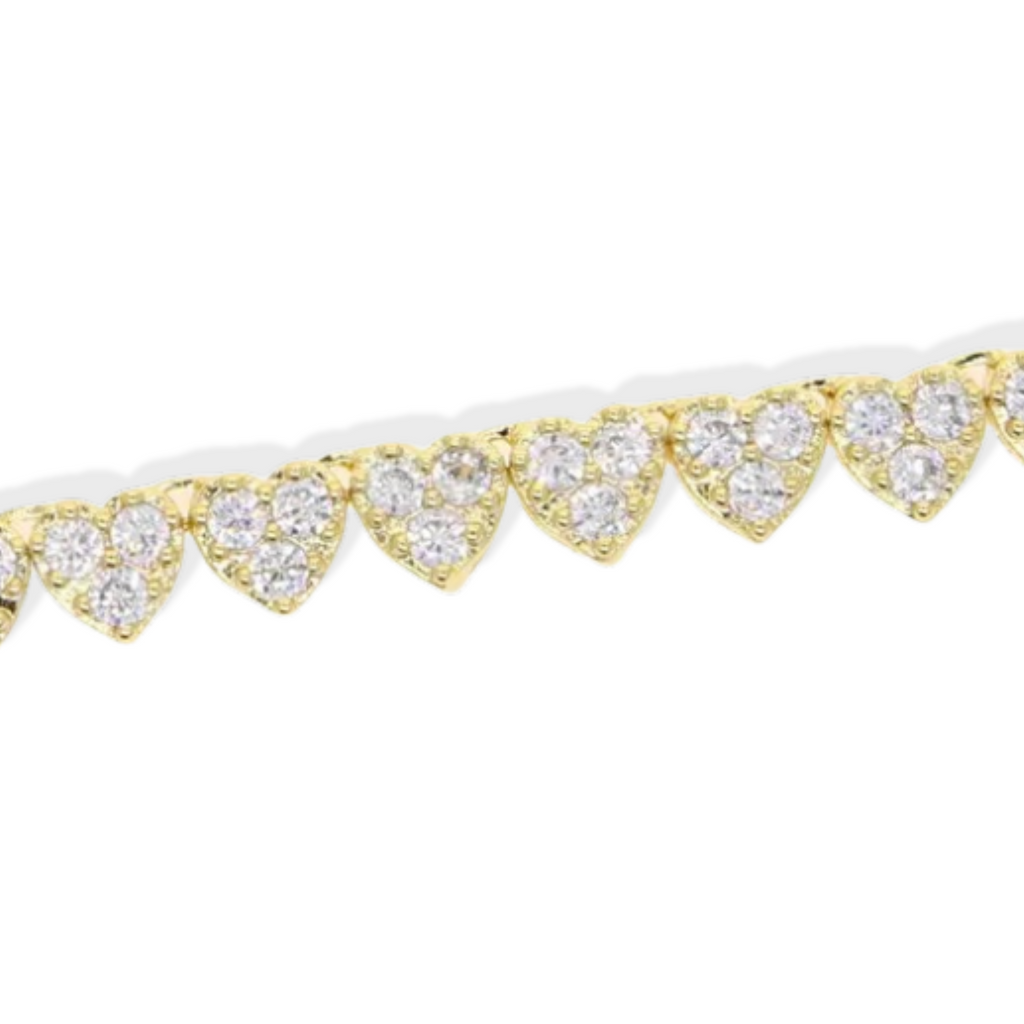 HEART TENNIS NECKLACE