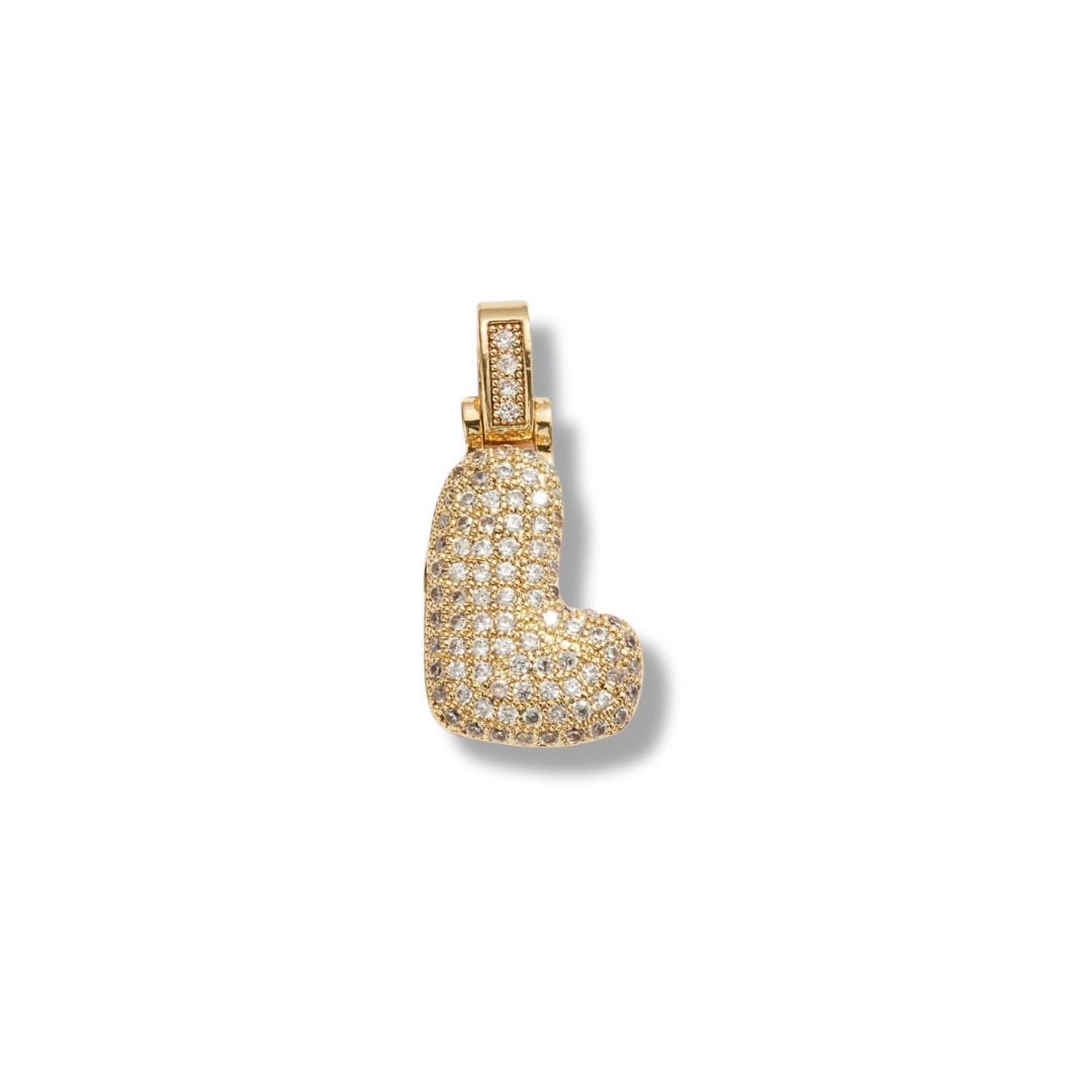 STANDARD BALLOON INITIAL NECKLACE GOLD