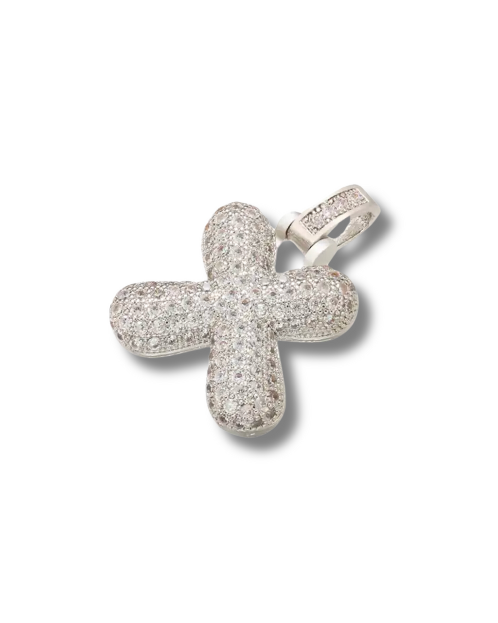 STANDARD BALLOON INITIAL NECKLACE SILVER