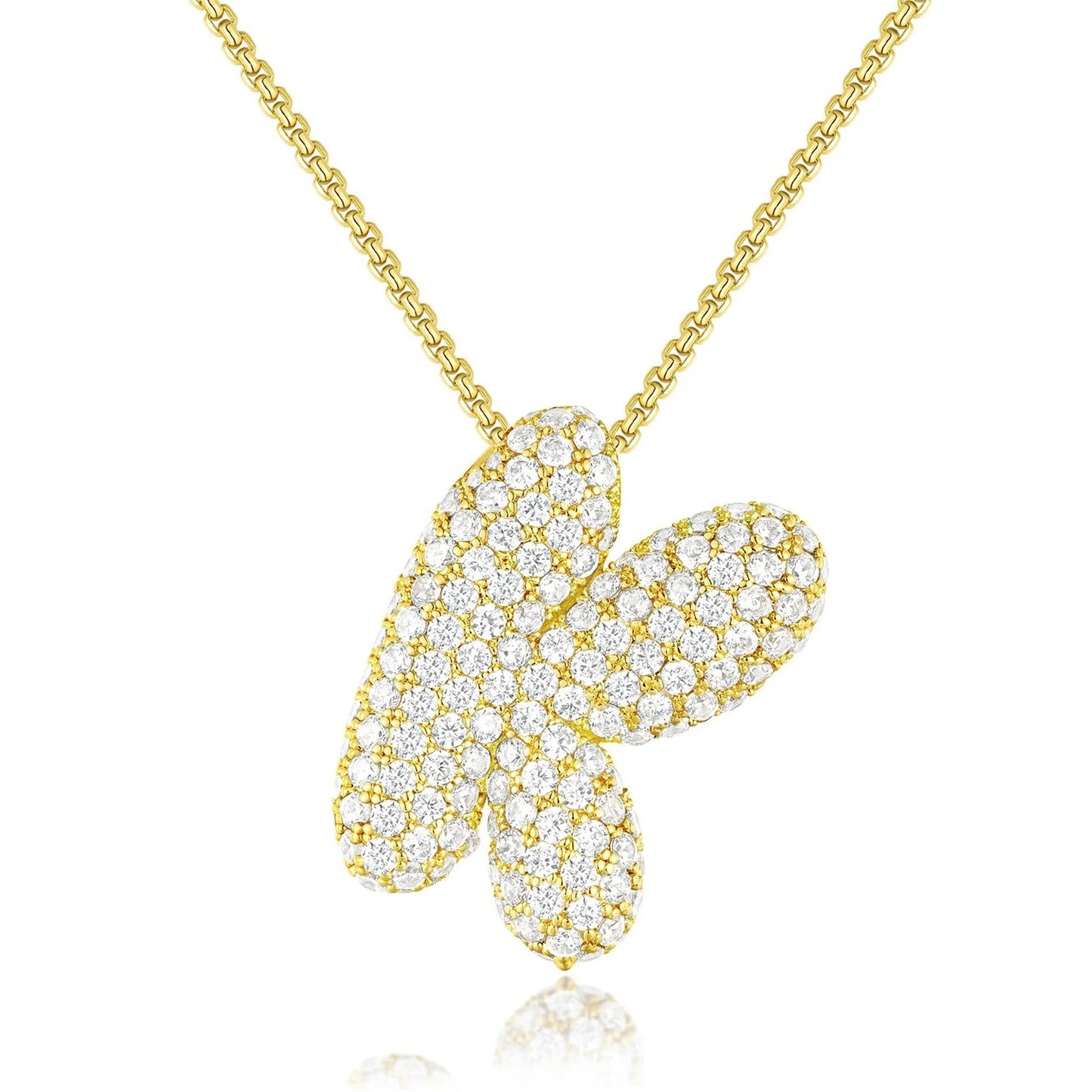 JUMBO BALLOON INITIAL NECKLACE