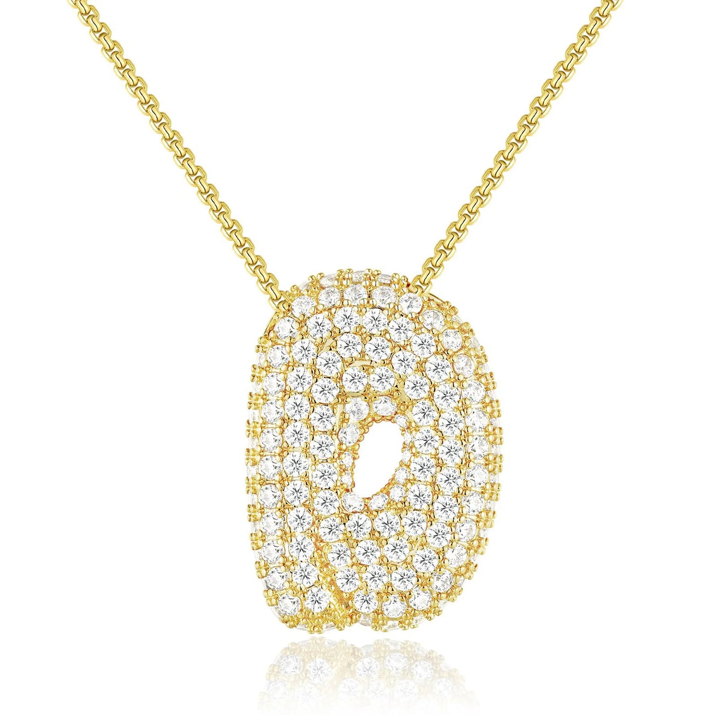 JUMBO BALLOON INITIAL NECKLACE