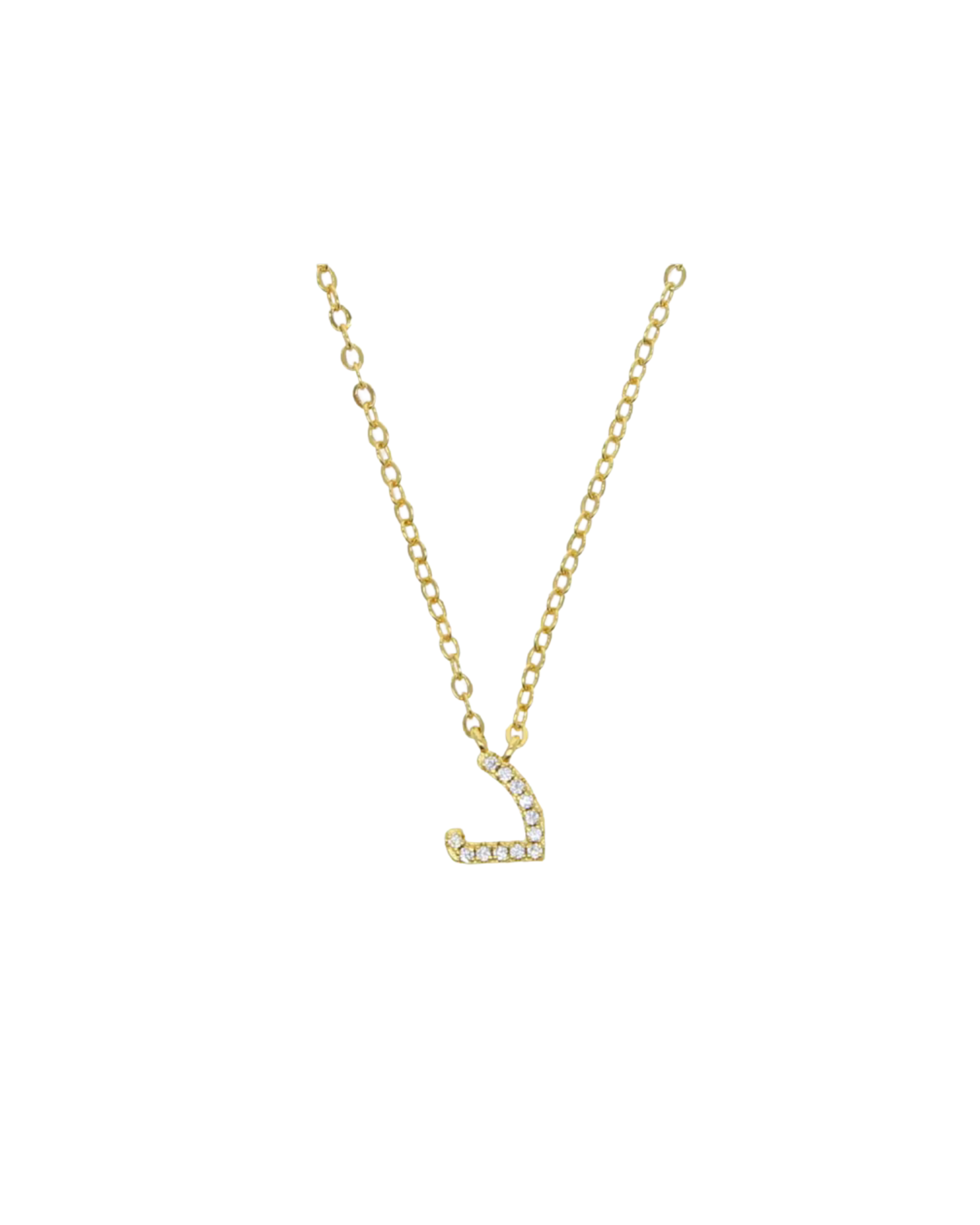ARABIC INITIAL NECKLACE