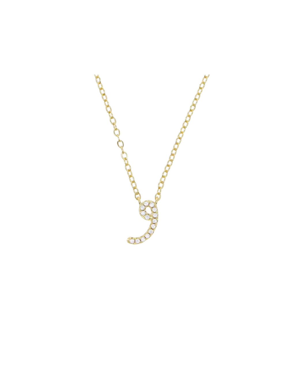ARABIC INITIAL NECKLACE