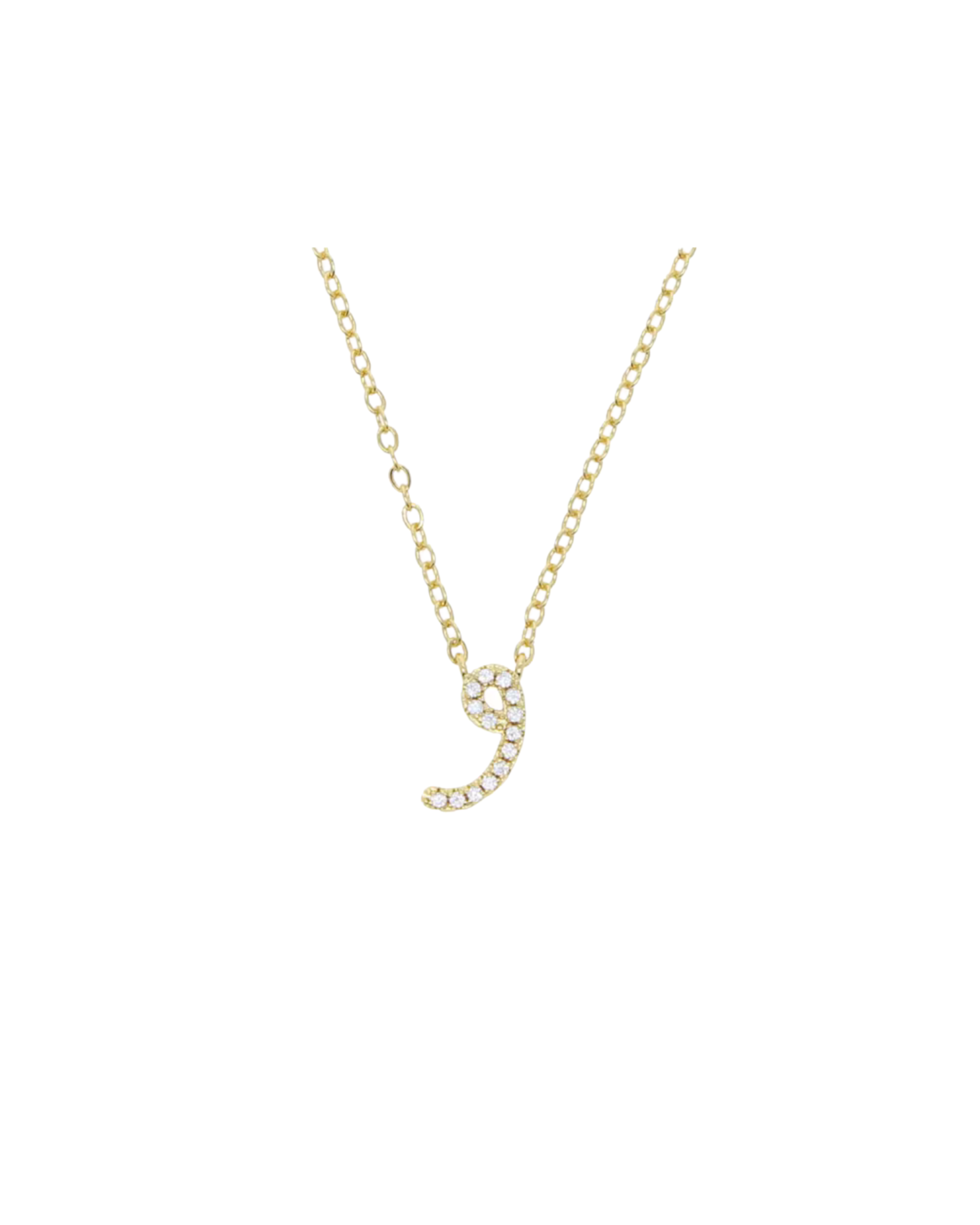 ARABIC INITIAL NECKLACE