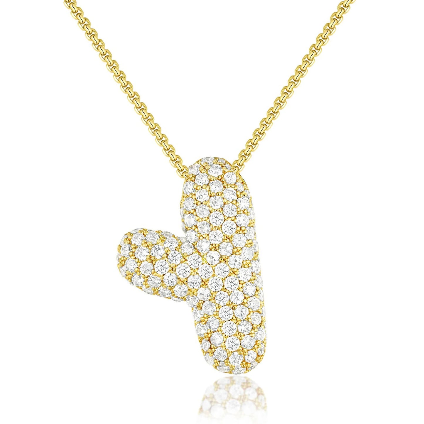 JUMBO BALLOON INITIAL NECKLACE