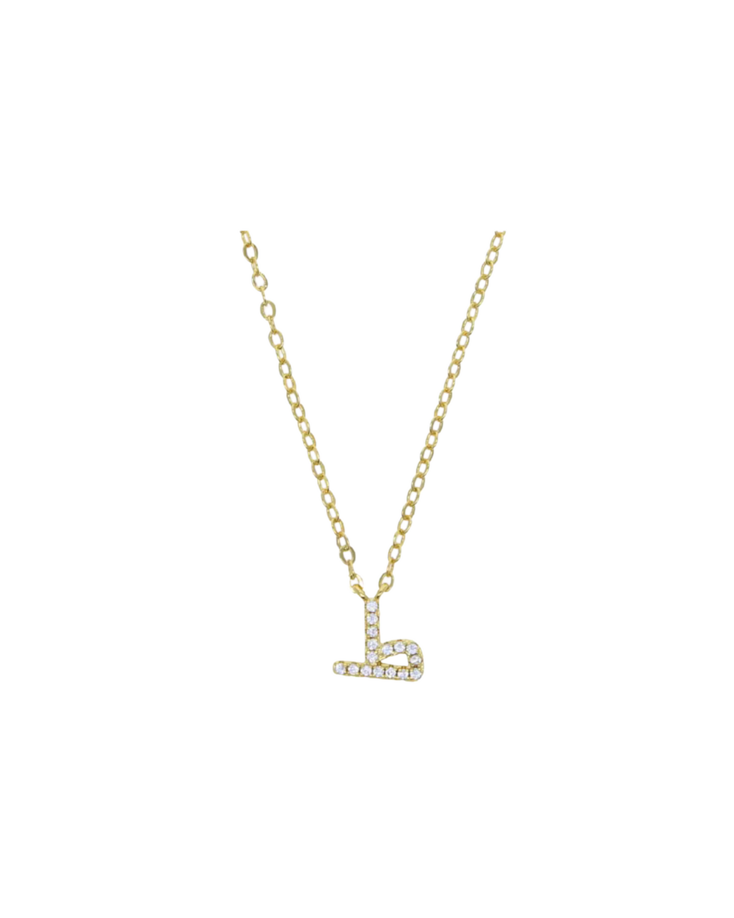 ARABIC INITIAL NECKLACE