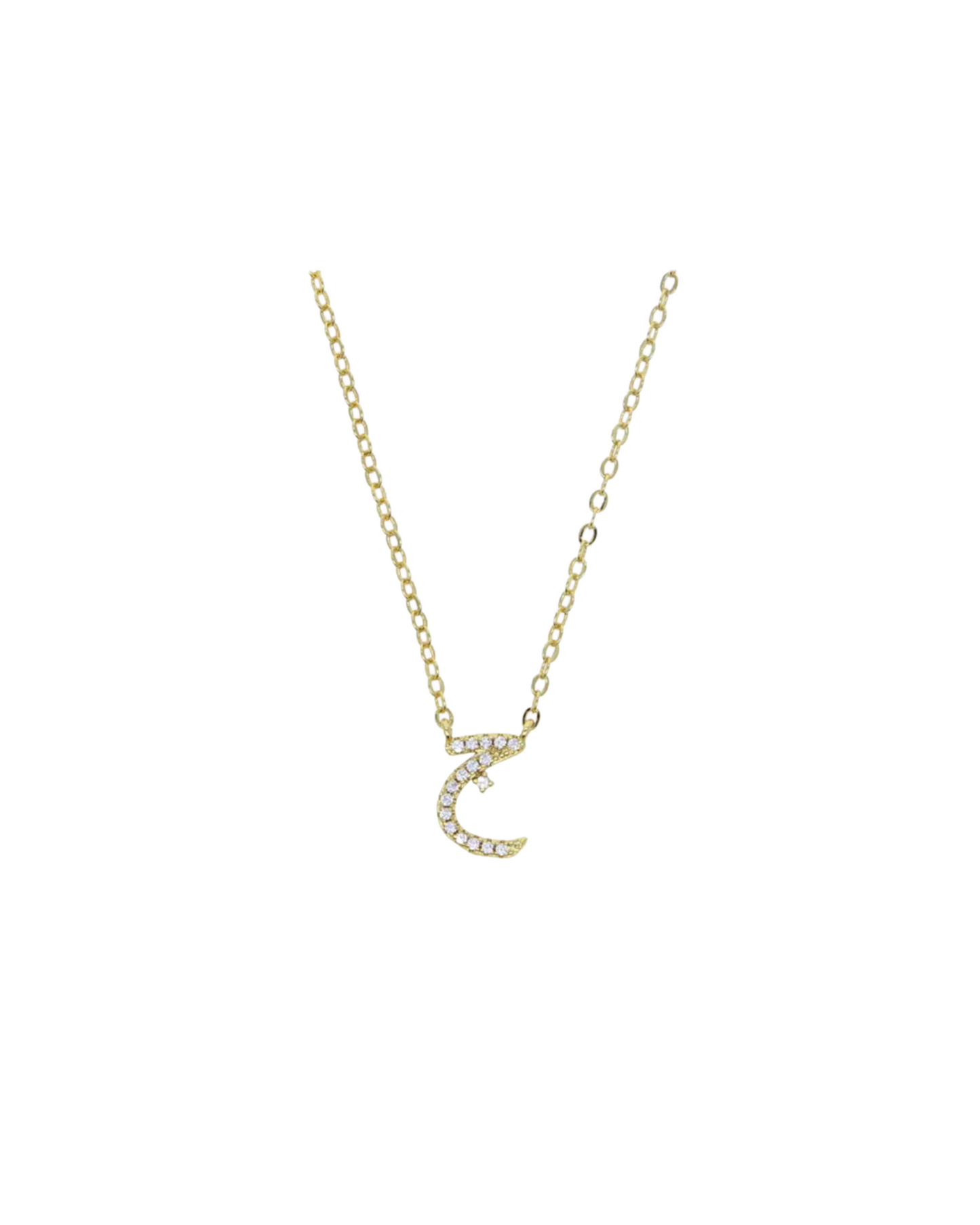 ARABIC INITIAL NECKLACE