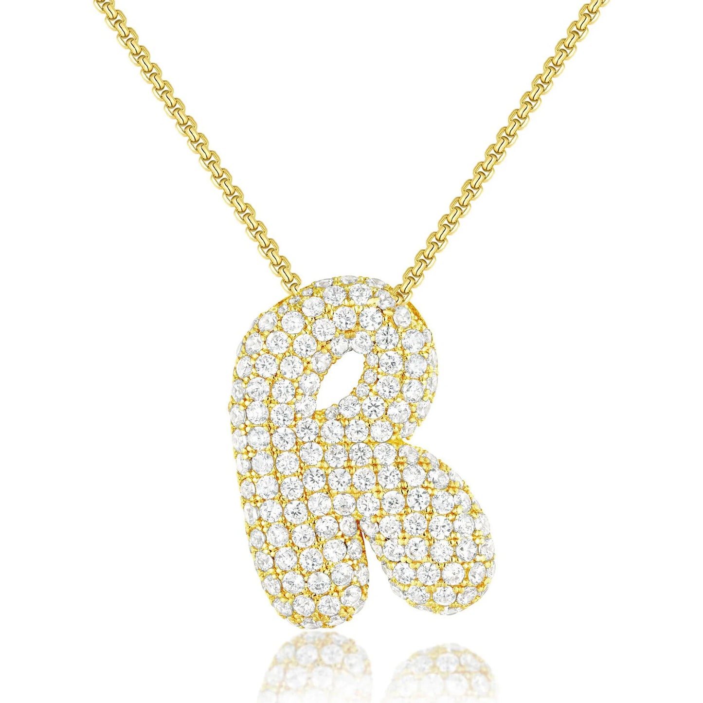 JUMBO BALLOON INITIAL NECKLACE