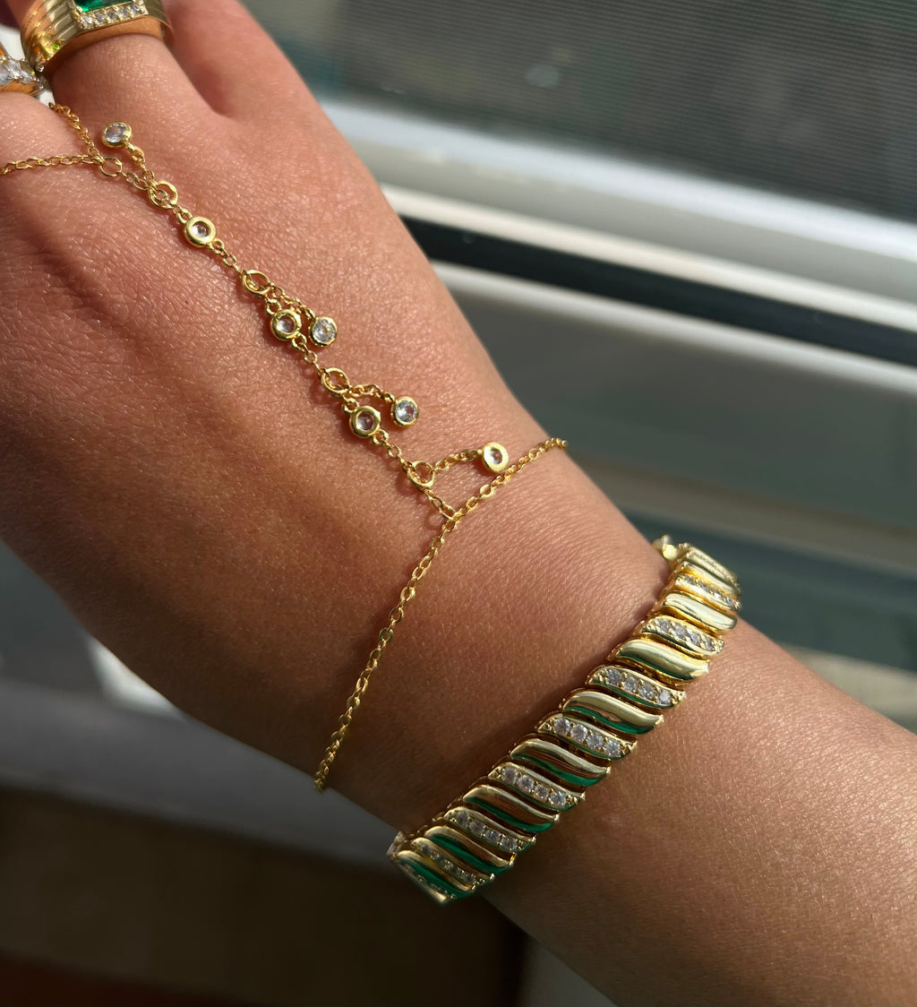 OASIS PAVÉ CHAIN BRACELET