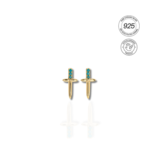 ASTRA DAGGER STUD EARRINGS
