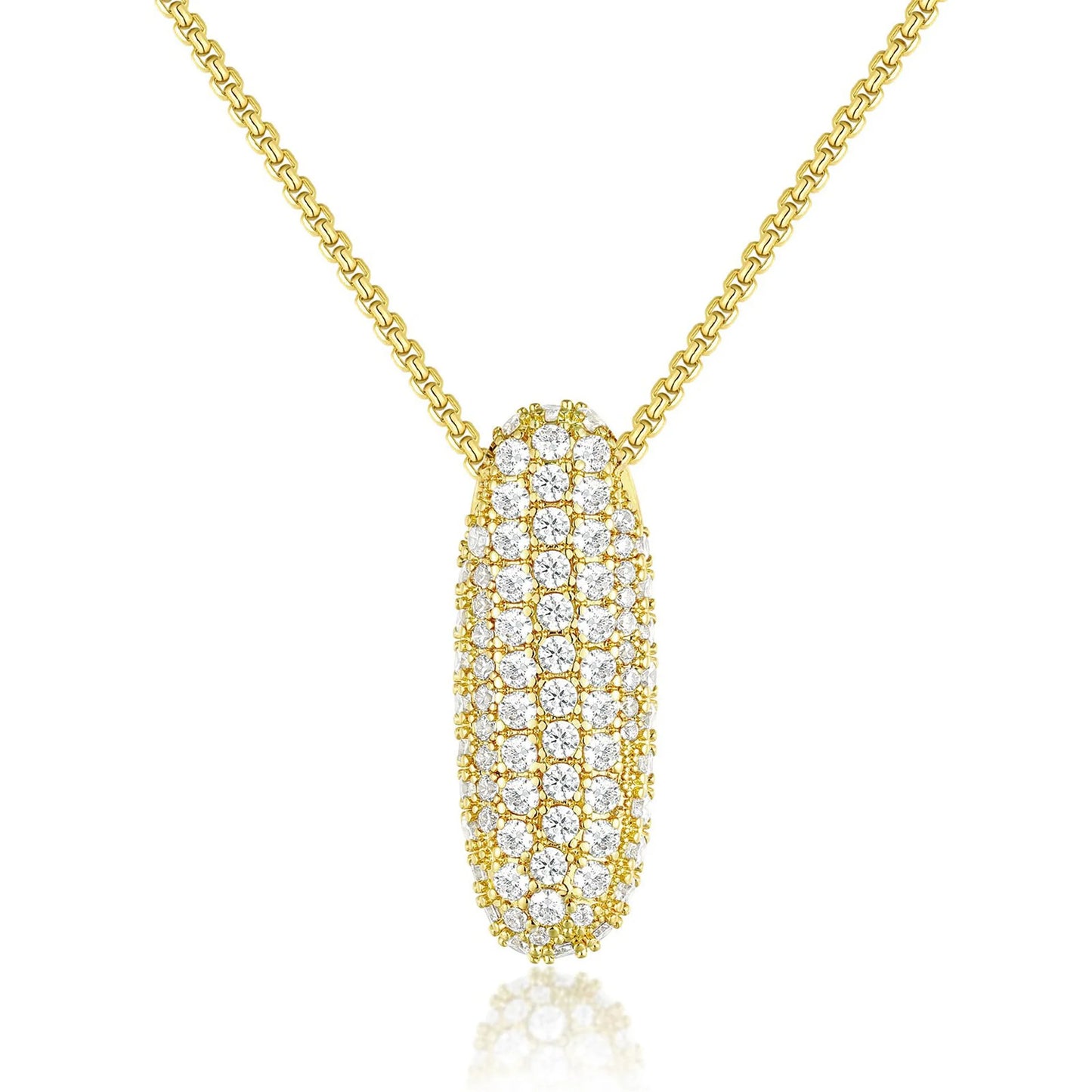 JUMBO BALLOON INITIAL NECKLACE